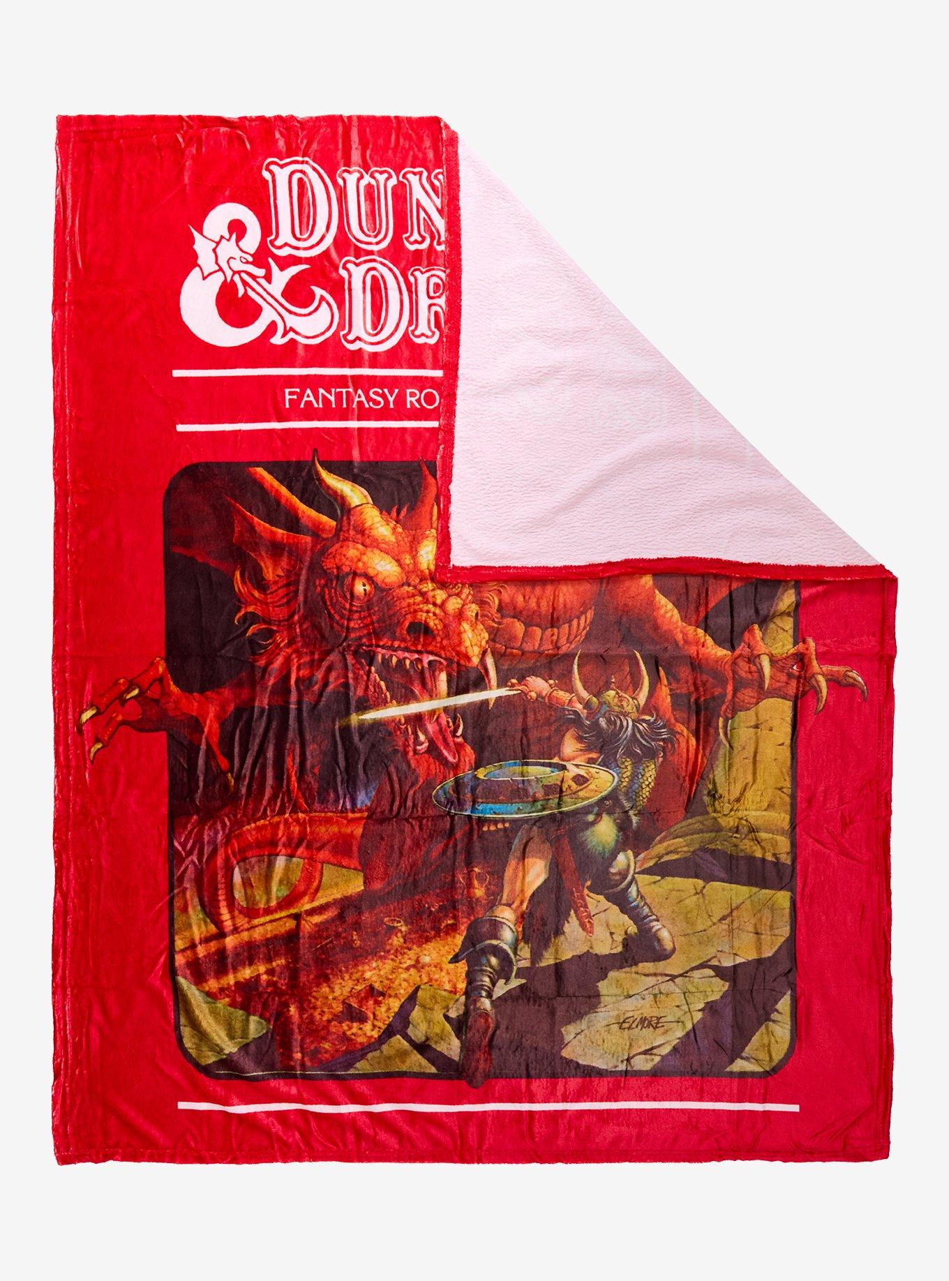 Dungeons & Dragons Book Cover Fleece Throw, , hi-res