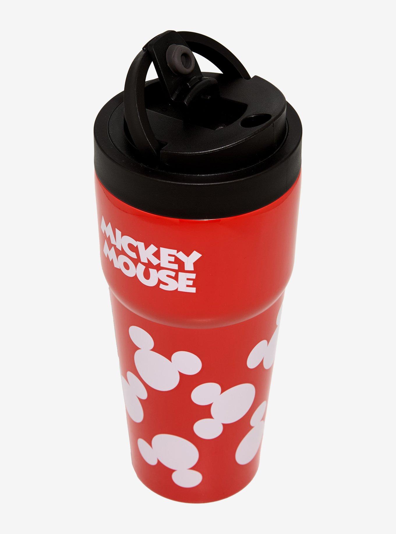Disney Mickey Mouse Silhouette Allover Print Travel Mug, , hi-res