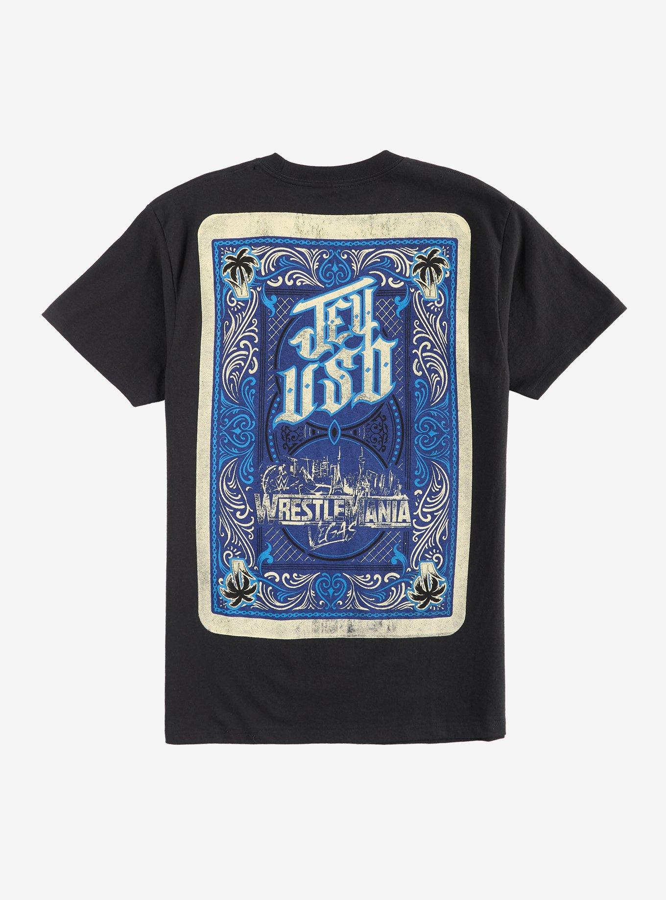 WWE Jey Uso WrestleMania Card T-Shirt, , hi-res