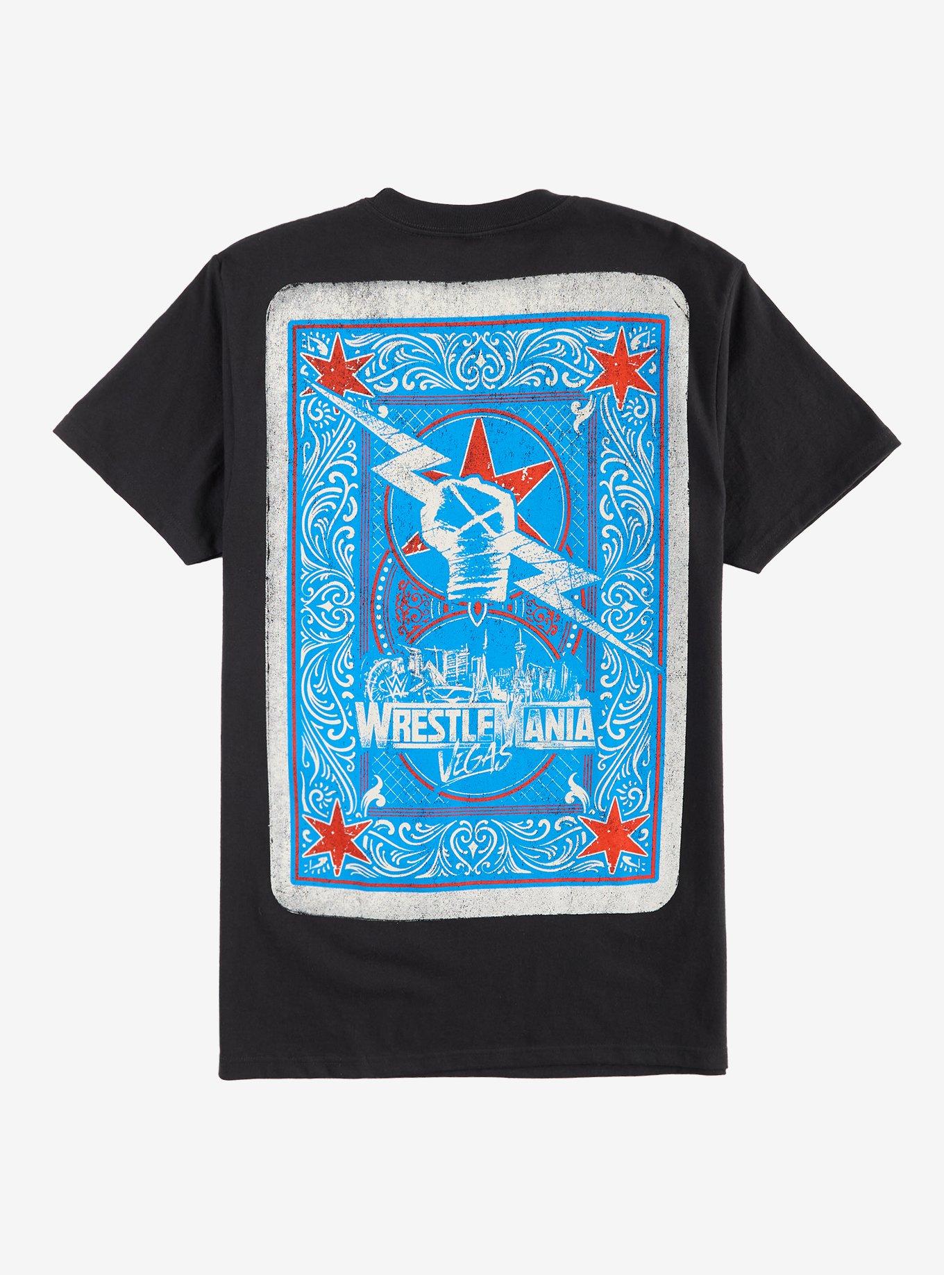 WWE CM Punk WrestleMania Card T-Shirt, BLACK, alternate
