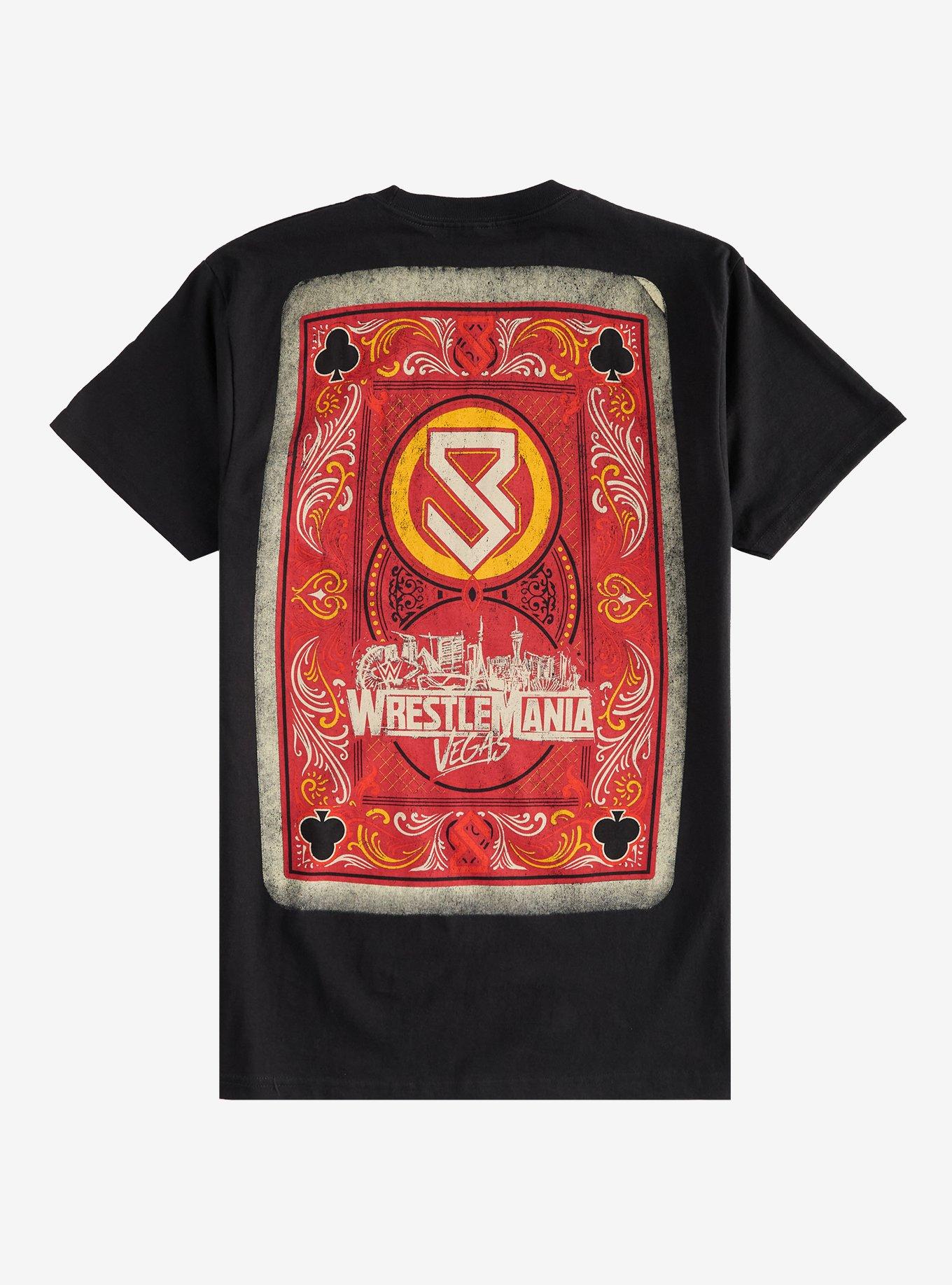 WWE Seth Rollins WrestleMania Card T-Shirt, , hi-res