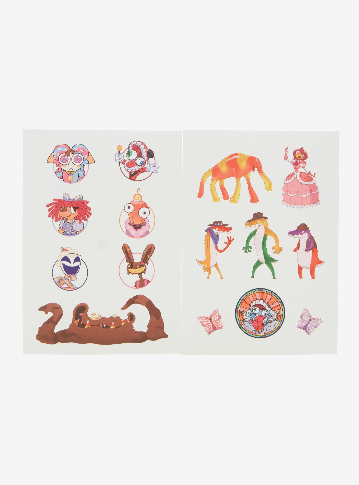 The Amazing Digital Circus Character Sticker Pack, , hi-res