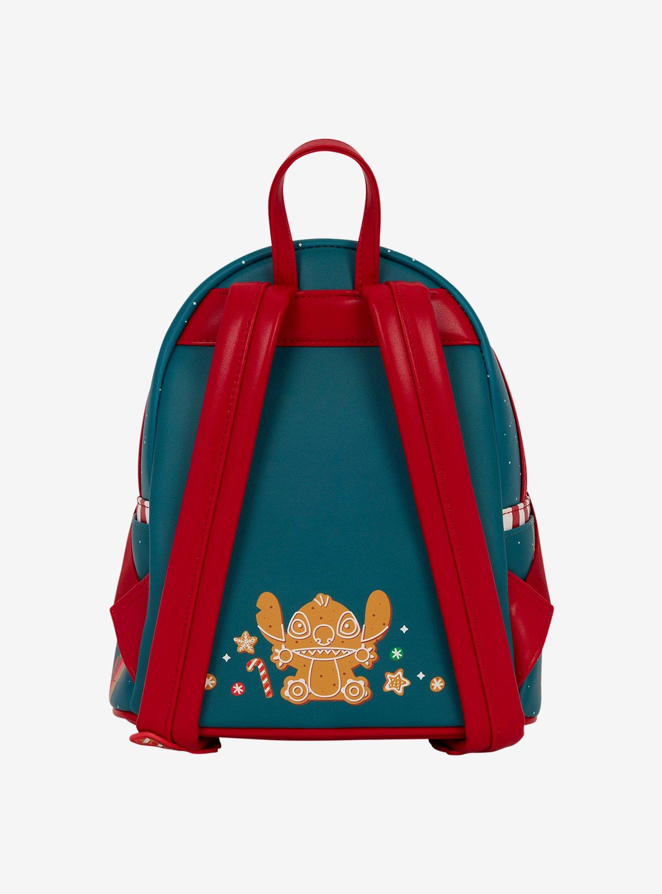 Loungefly Disney Lilo & Stitch Ohana Holiday Scene Light-Up Mini Backpack, , alternate - view 3