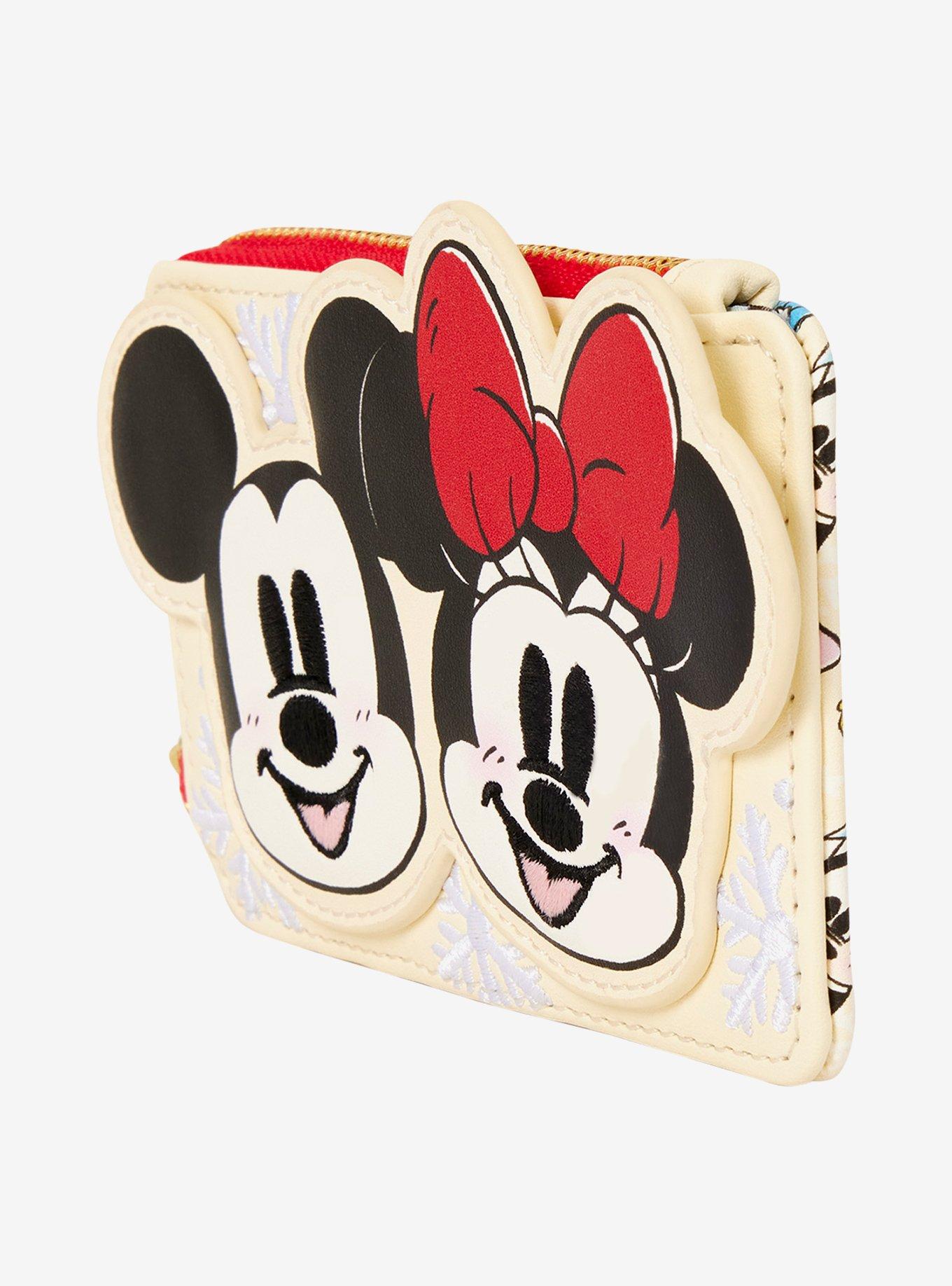 Loungefly Disney Mickey & Minnie Winter Cardholder, , alternate - view 2