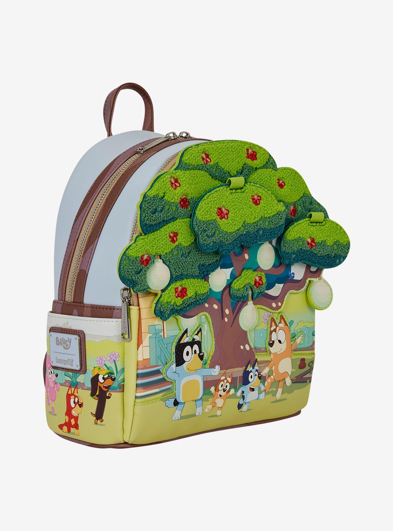 Loungefly Bluey Tree Scene Mini Backpack, , alternate - view 3