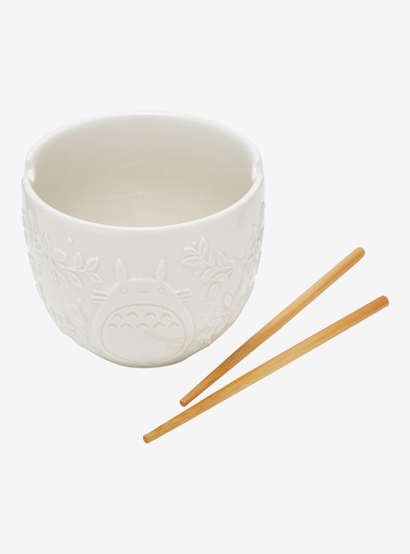 Studio Ghibli&reg; My Neighbor Totoro Embossed Totoro Ramen Bowl & Chopsticks - BoxLunch Exclusive, , alternate - view 3