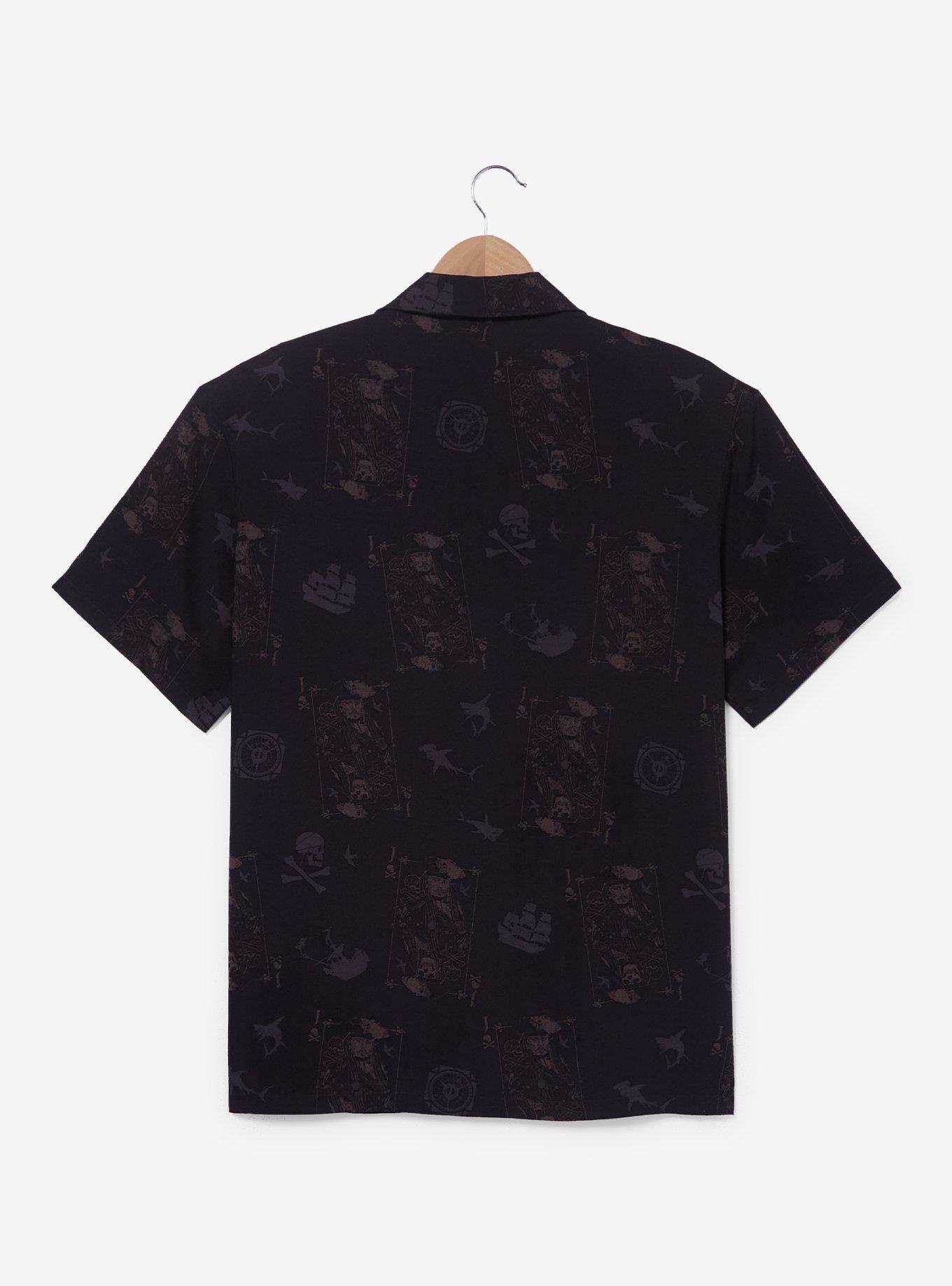 Disney Pirates of the Caribbean Icons Woven Button-Up &mdash; BoxLunch Exclusive, , hi-res