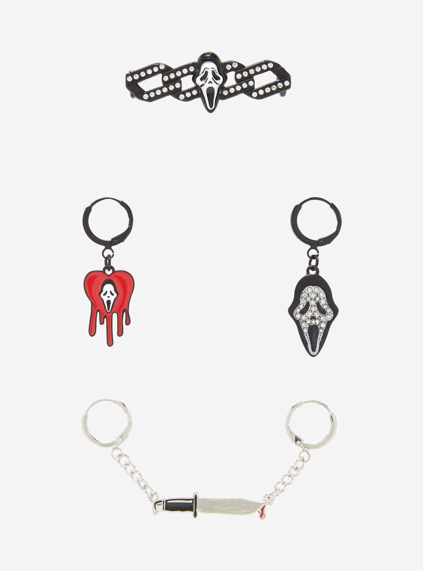 Ghost Face Icons Shoe Charm Set, , hi-res