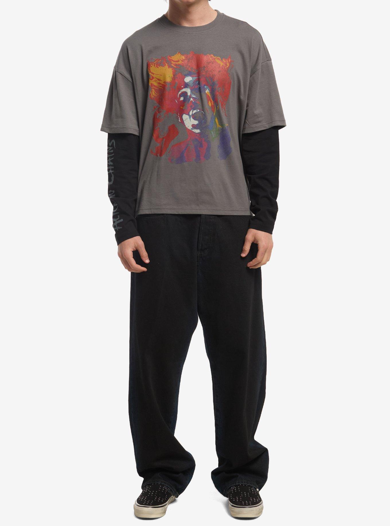 Alice In Chains Face Twofer Long-Sleeve T-Shirt, , hi-res