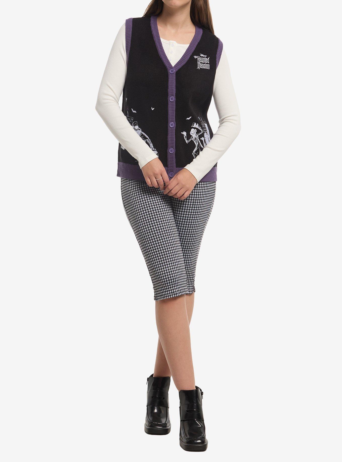 Her Universe Disney The Haunted Mansion Hitchhiking Ghosts Sweater Vest Her Universe Exclusive, , hi-res