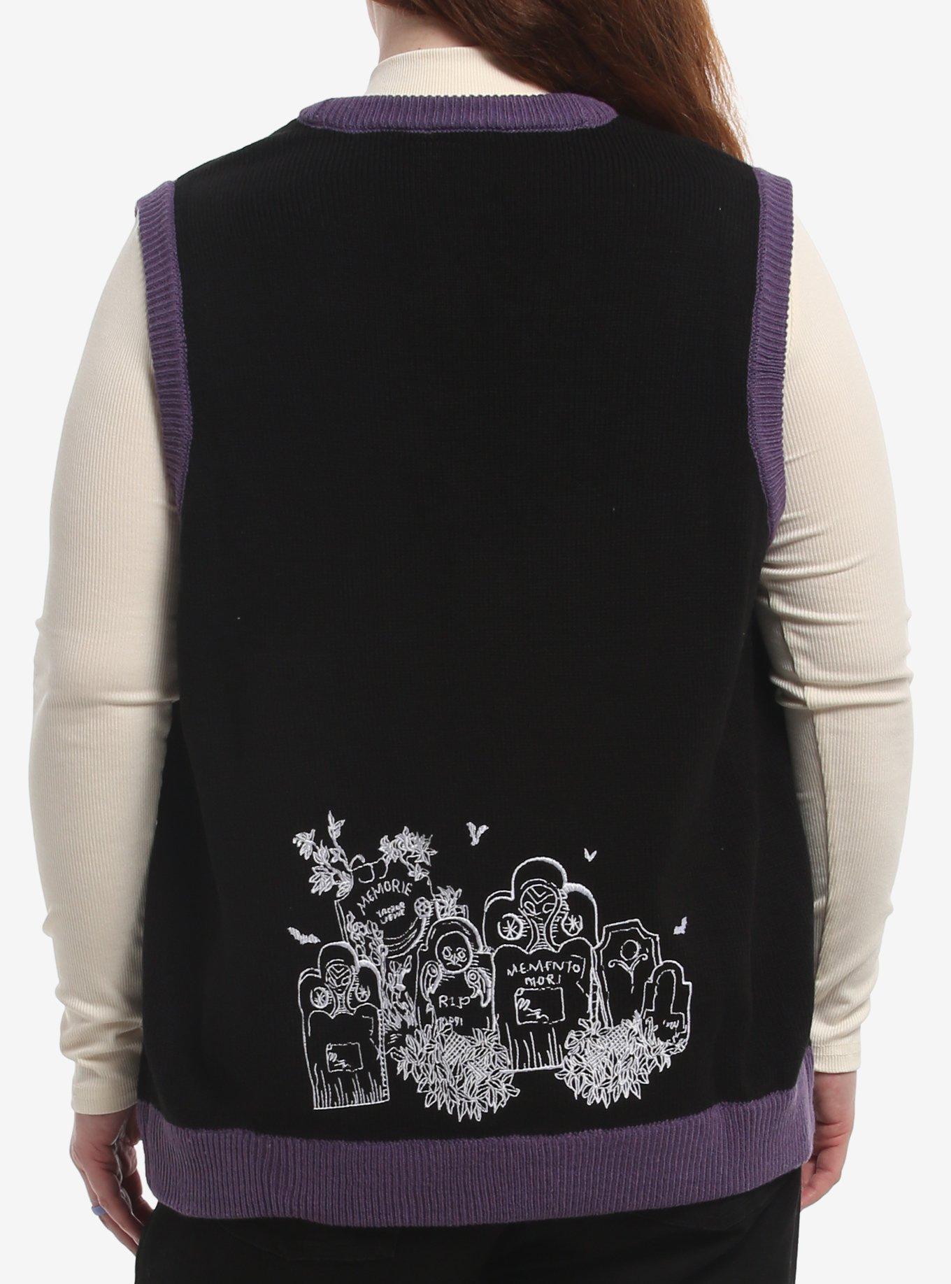 Her Universe Disney The Haunted Mansion Hitchhiking Ghosts Plus Size Sweater Vest Her Universe Exclusive, , hi-res