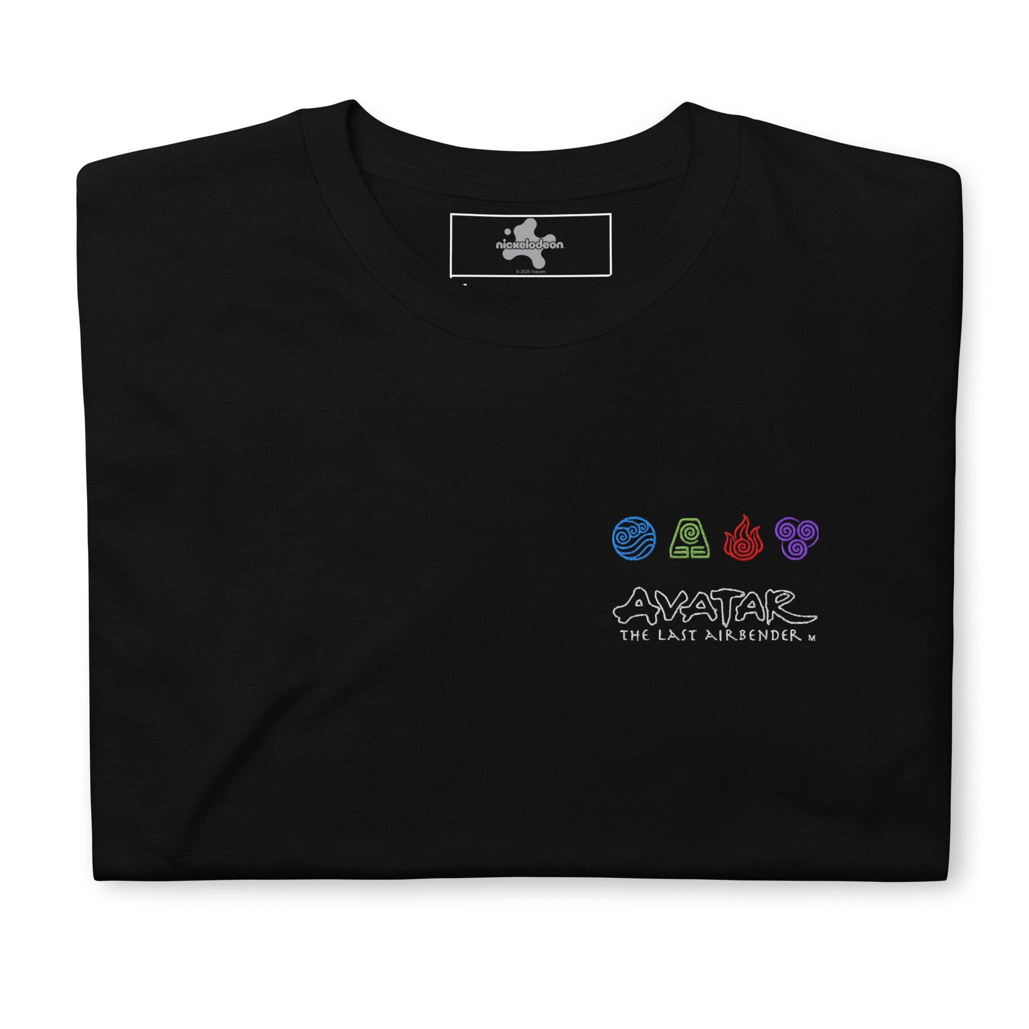 Avatar: The Last Airbender Elements Embroidered Logo T-Shirt, , hi-res