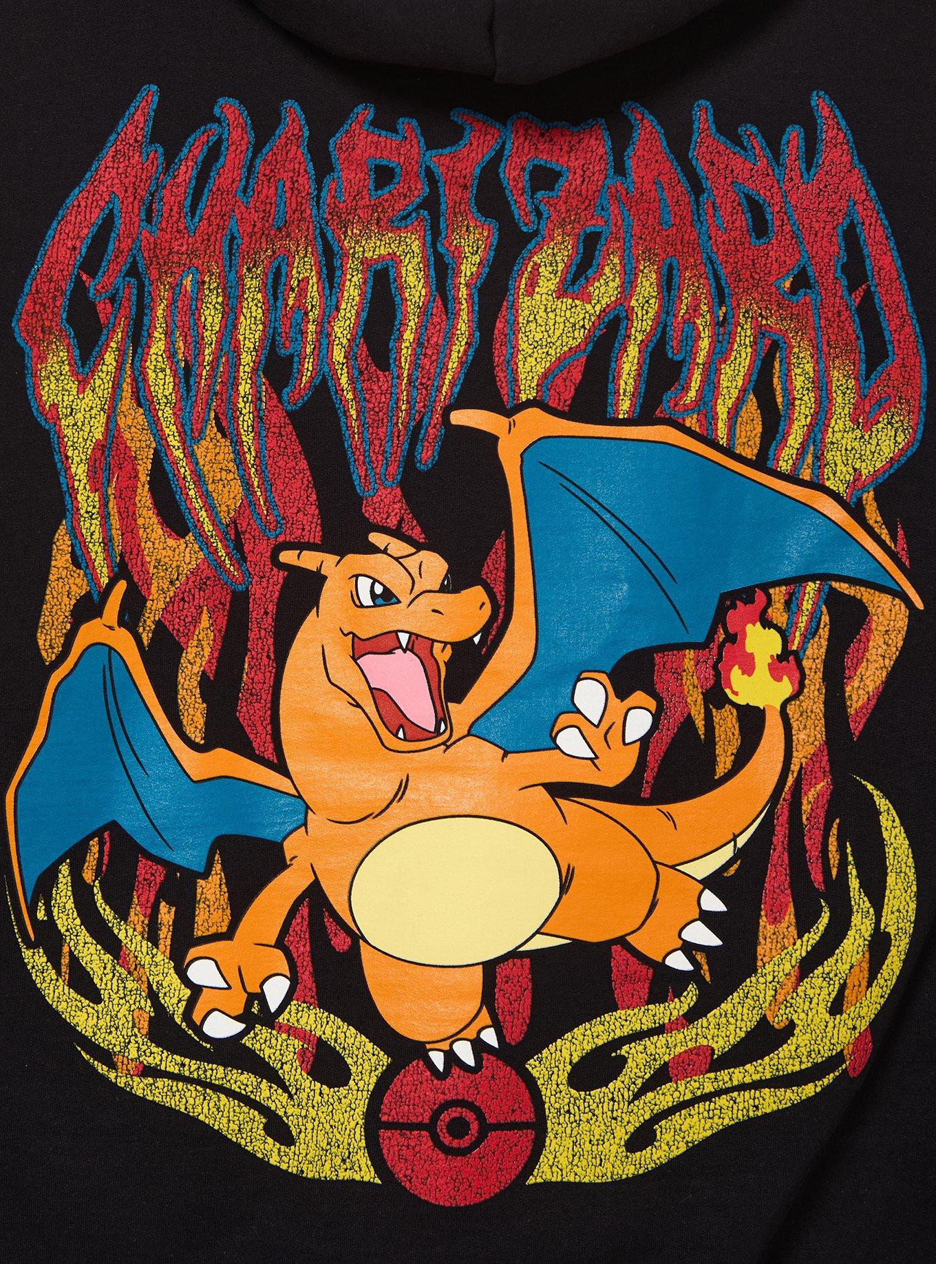 Pok&eacute;mon Charizard Flames Hoodie - BoxLunch Exclusive, BLACK, alternate