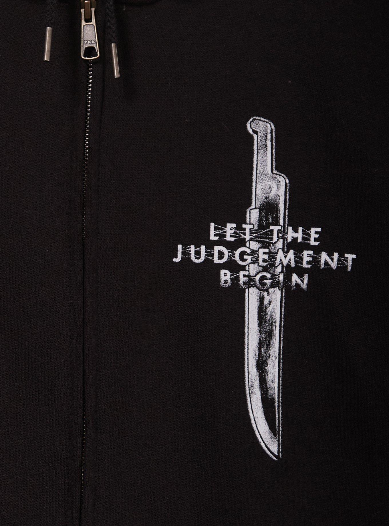 Silent Hill 2 Pyramid Head Zippered Hoodie - BoxLunch Exclusive, BLACK, alternate