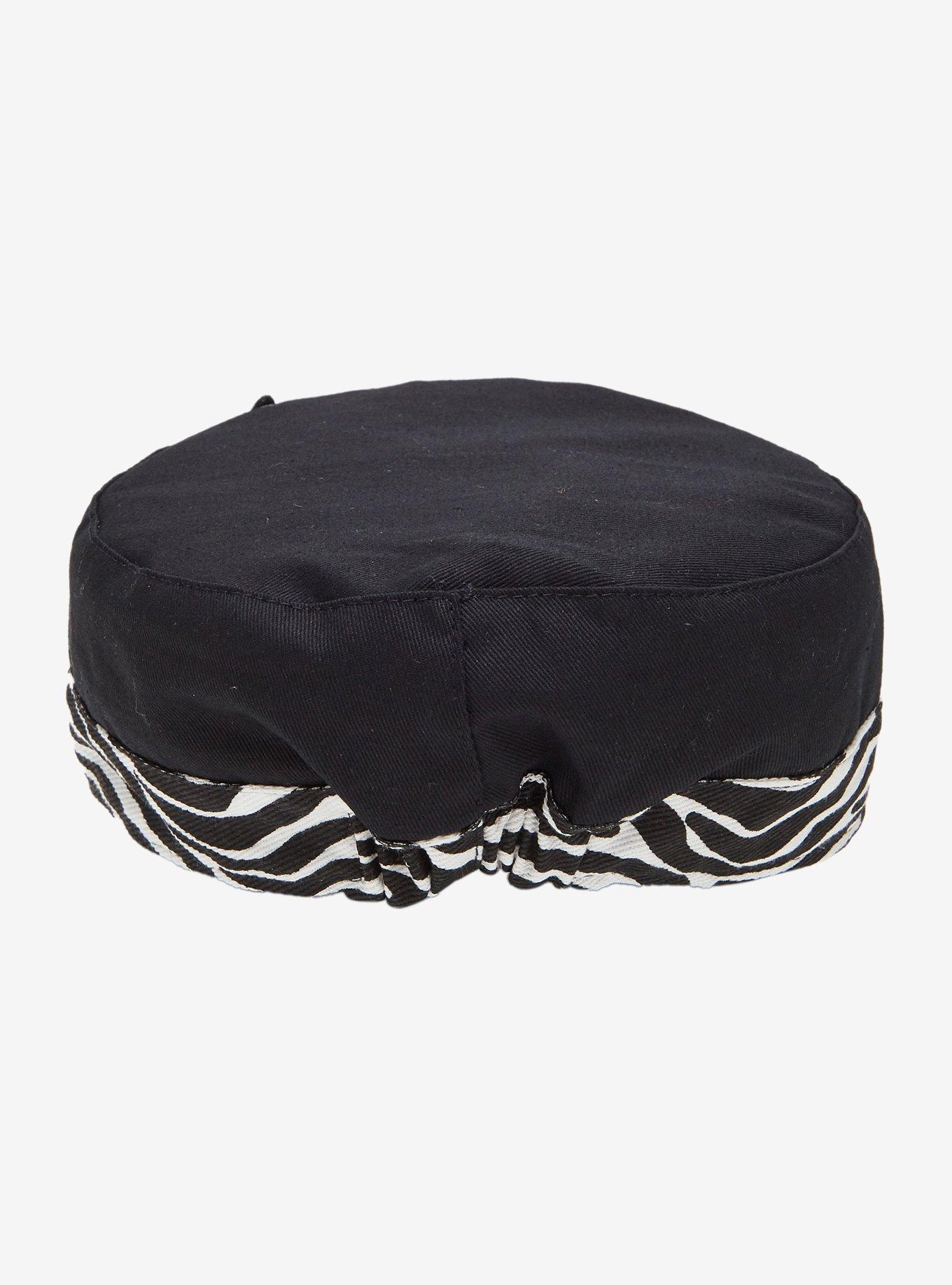 Zebra Stripe Star Pierced Cadet Hat, , alternate - view 3