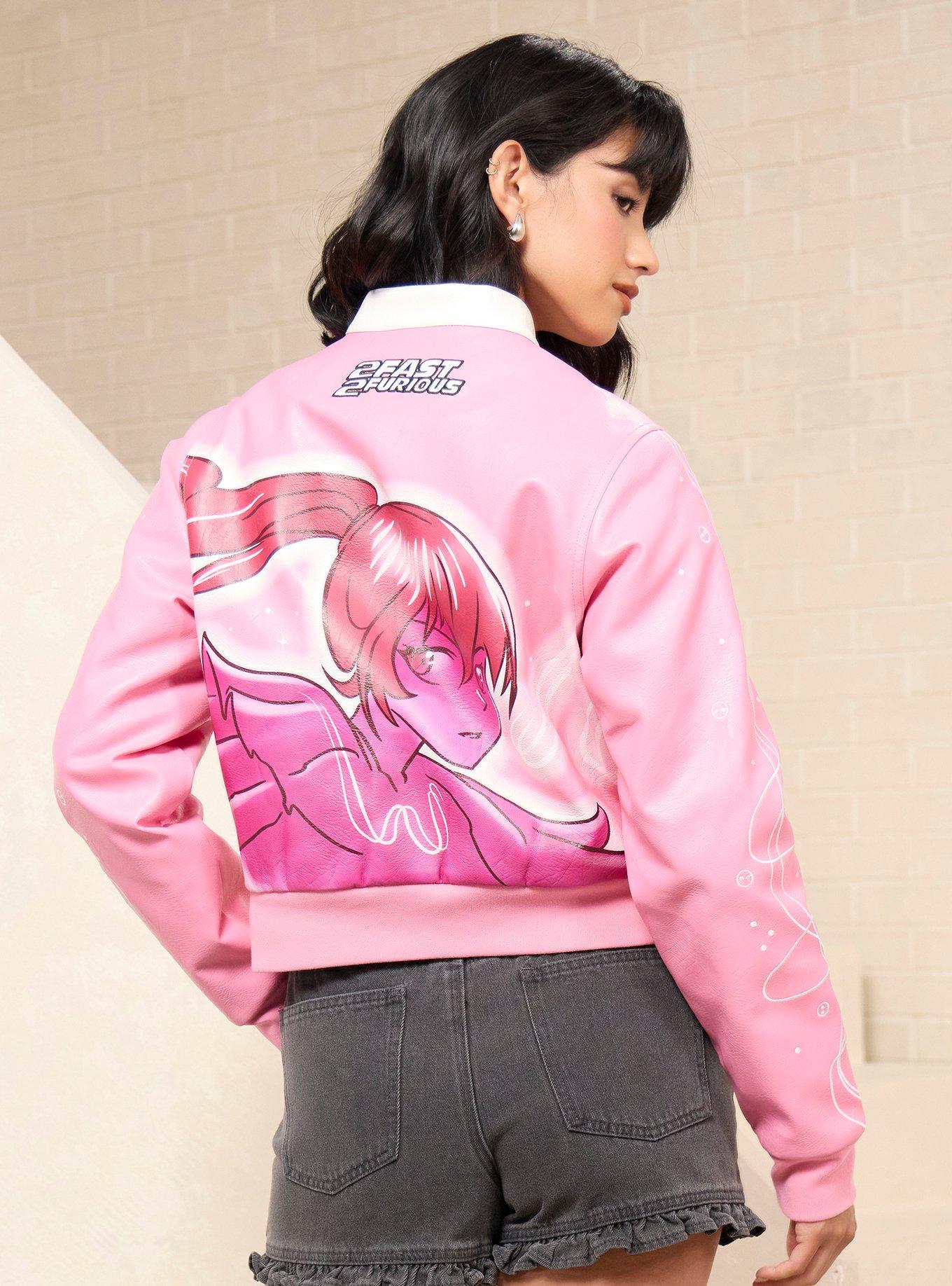Fast & Furious Suki Women's Cropped Moto Jacket - BoxLunch Exclusive, , hi-res
