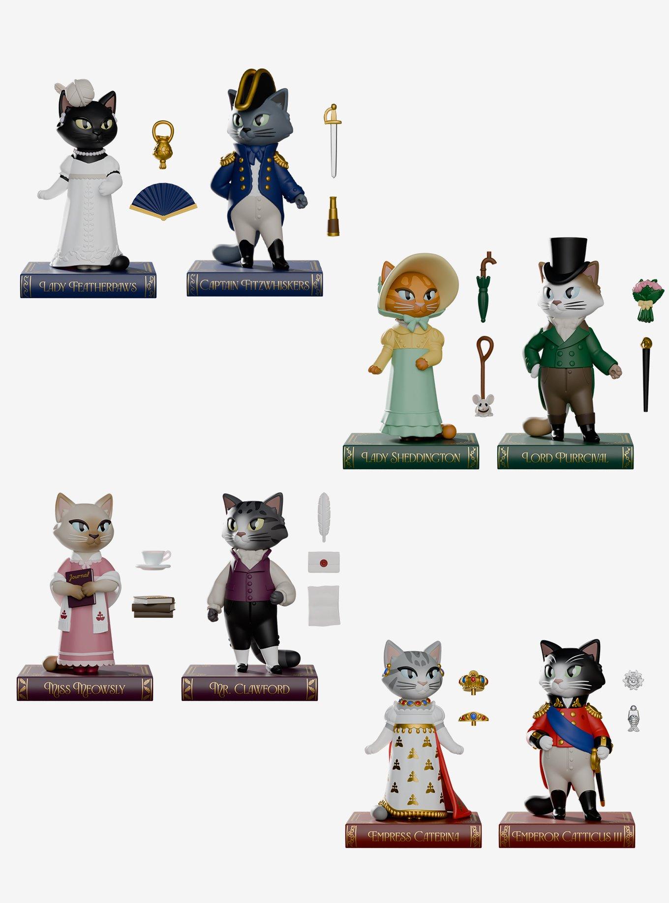 Kaleidos Creative Regency Cats Blind Box Figure, , hi-res