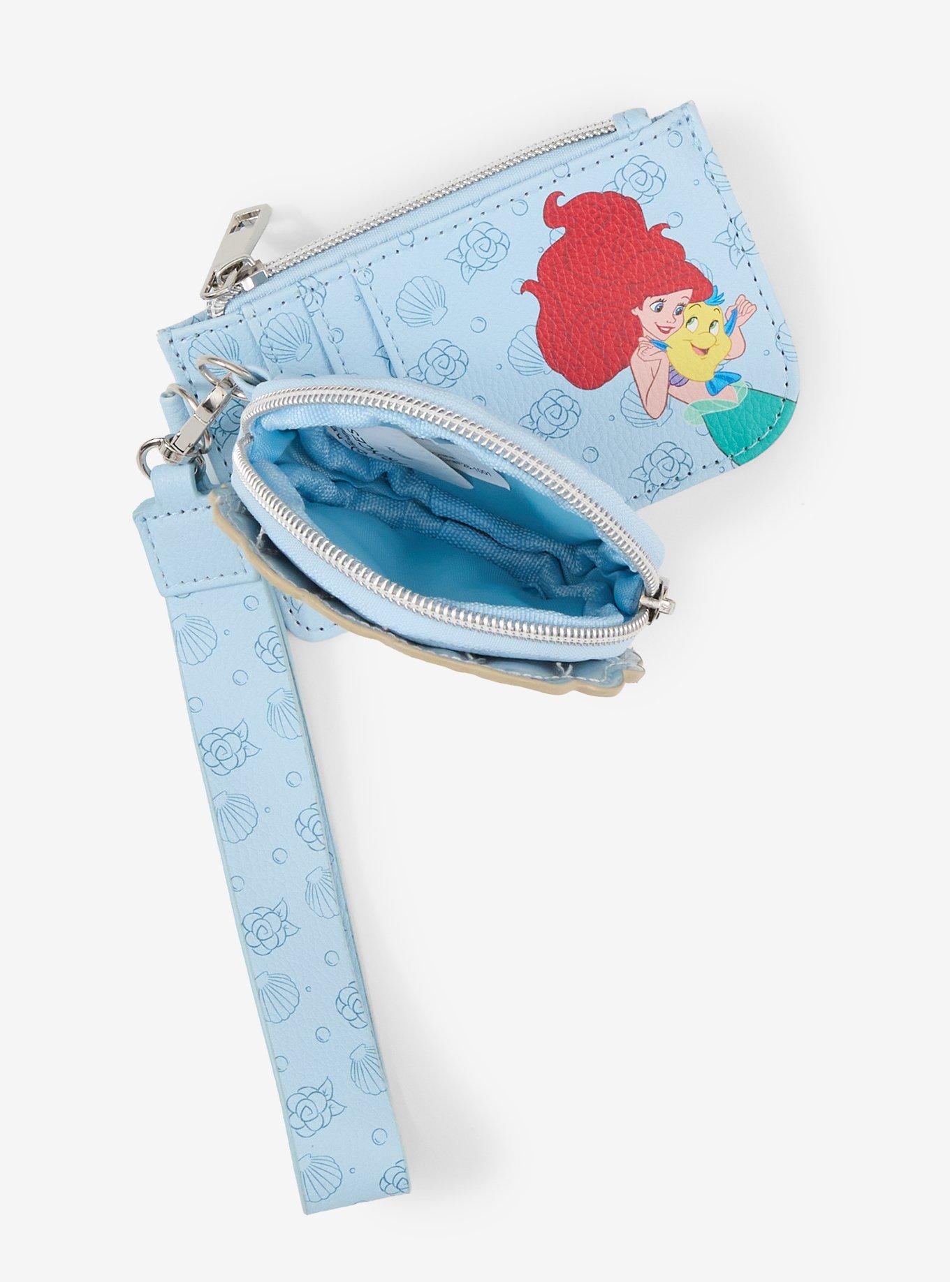 Disney The Little Mermaid Ariel Wallet & Seashell Pouch Wristlet, , alternate - view 3