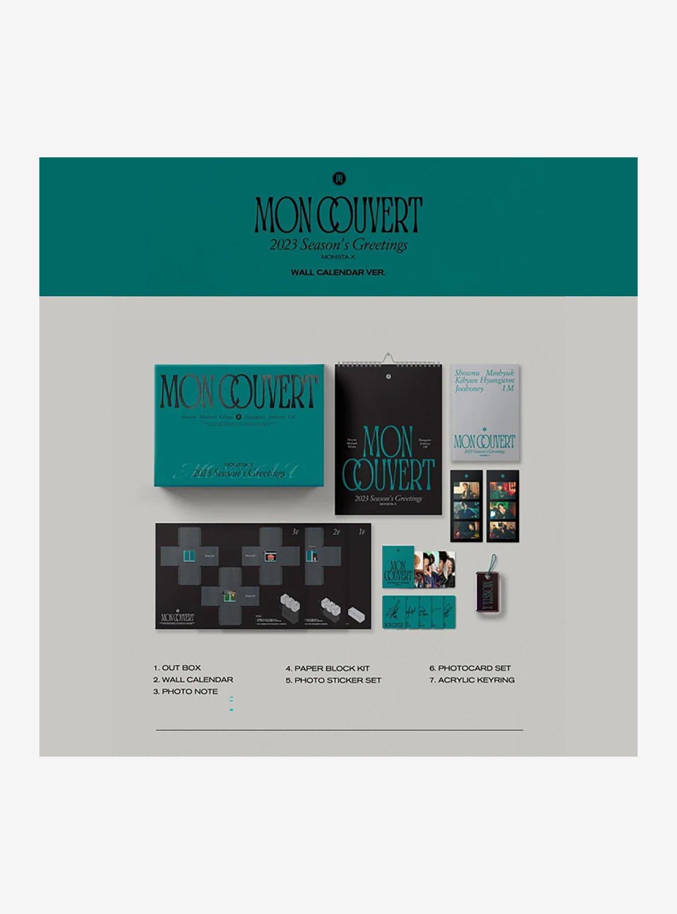 Monsta X 2023 Season's Greetings: Mon Couvert (Wall Calendar Ver.), , hi-res