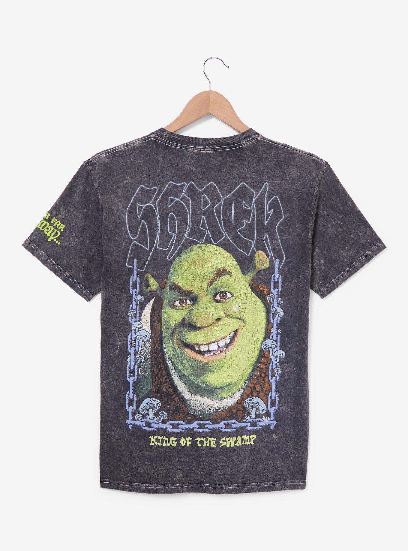 Shrek King of The Swamp Mineral Wash T-Shirt - BoxLunch Exclusive, , hi-res