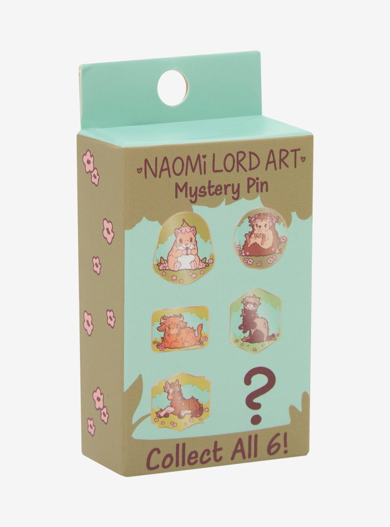Naomi Lord Art Floral Woodland Critters Blind Box Enamel Pin - BoxLunch Exclusive, , hi-res