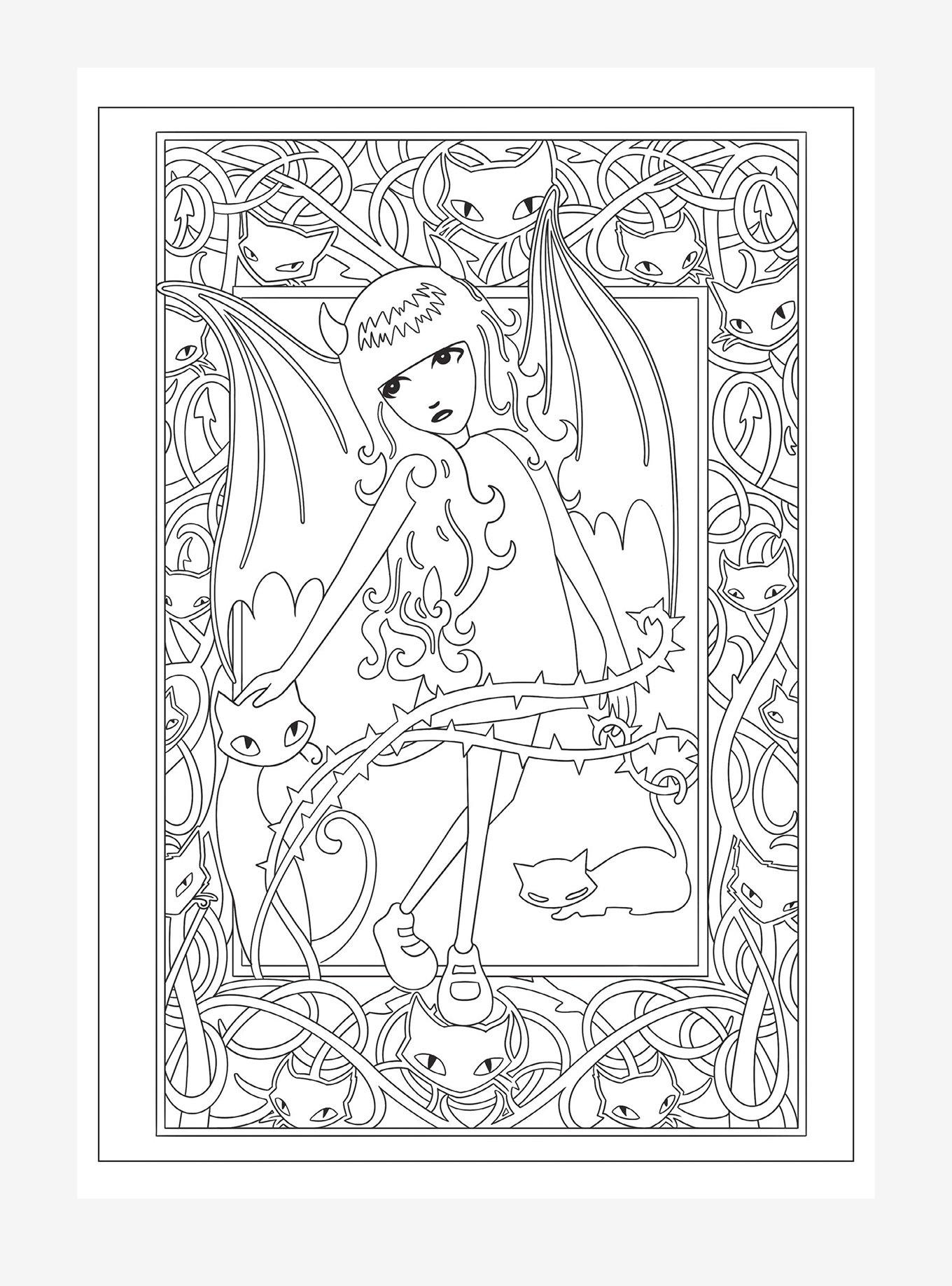 Emily The Strange Coloring Book, , hi-res