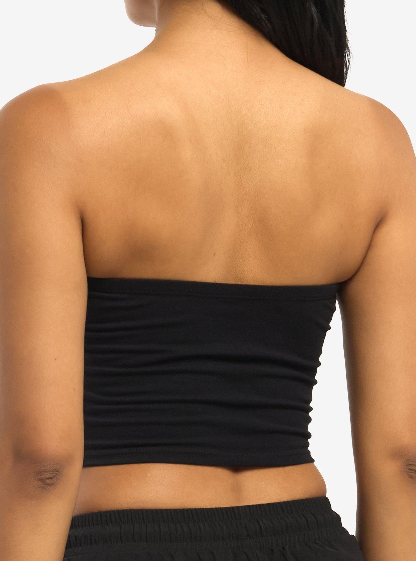 Social Collision Rose Filigree Girls Tube Top, , hi-res