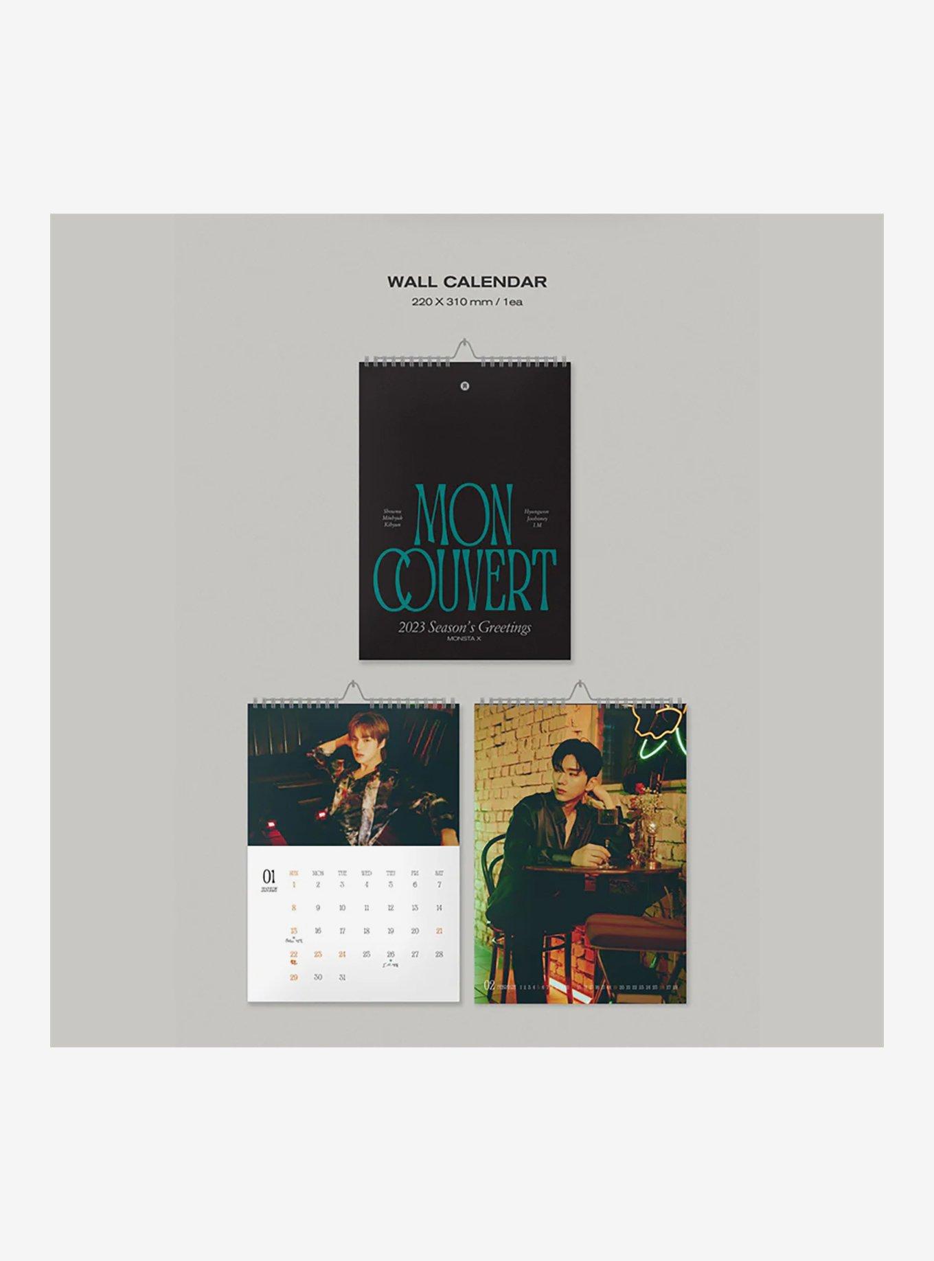 Monsta X 2023 Season's Greetings: Mon Couvert (Wall Calendar Ver.), , alternate
