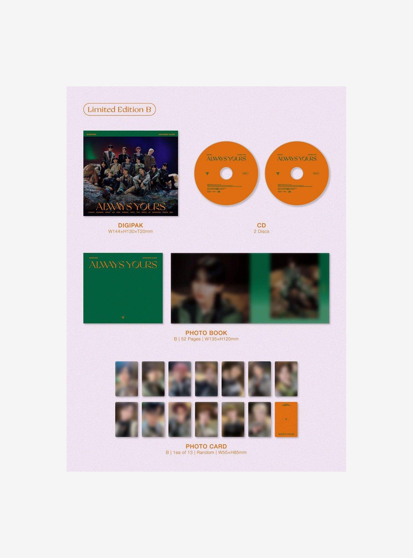 Seventeen Always Yours Japan Best Album Version B Vinyl LP, , hi-res