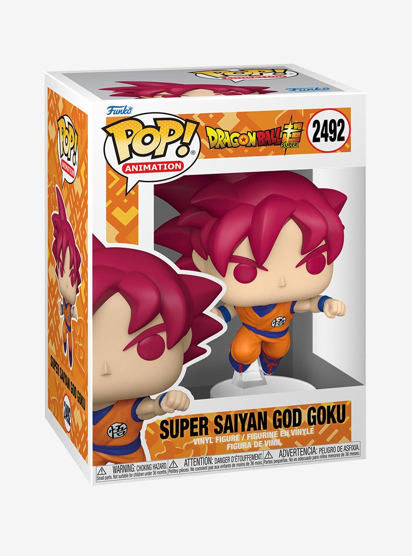 Funko Pop! Animation Dragon Ball Super Super Saiyan God Goku Vinyl Figure, , hi-res