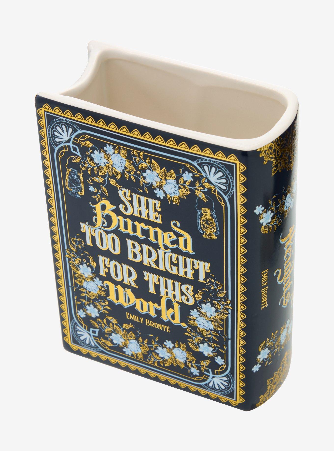 Wuthering Heights Figural Book Vase