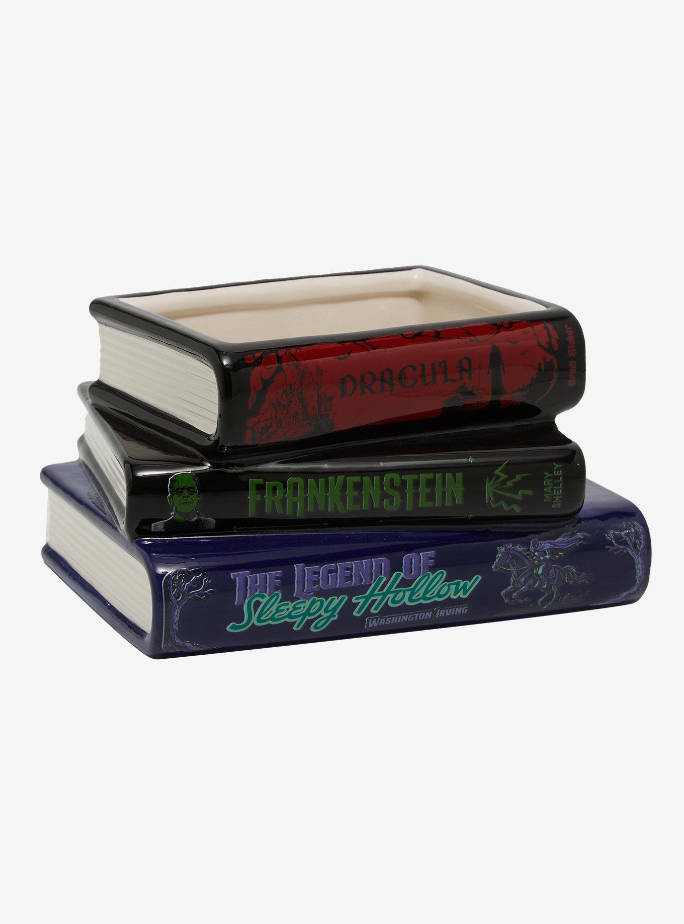Horror Book Stack Figural Vase, , hi-res