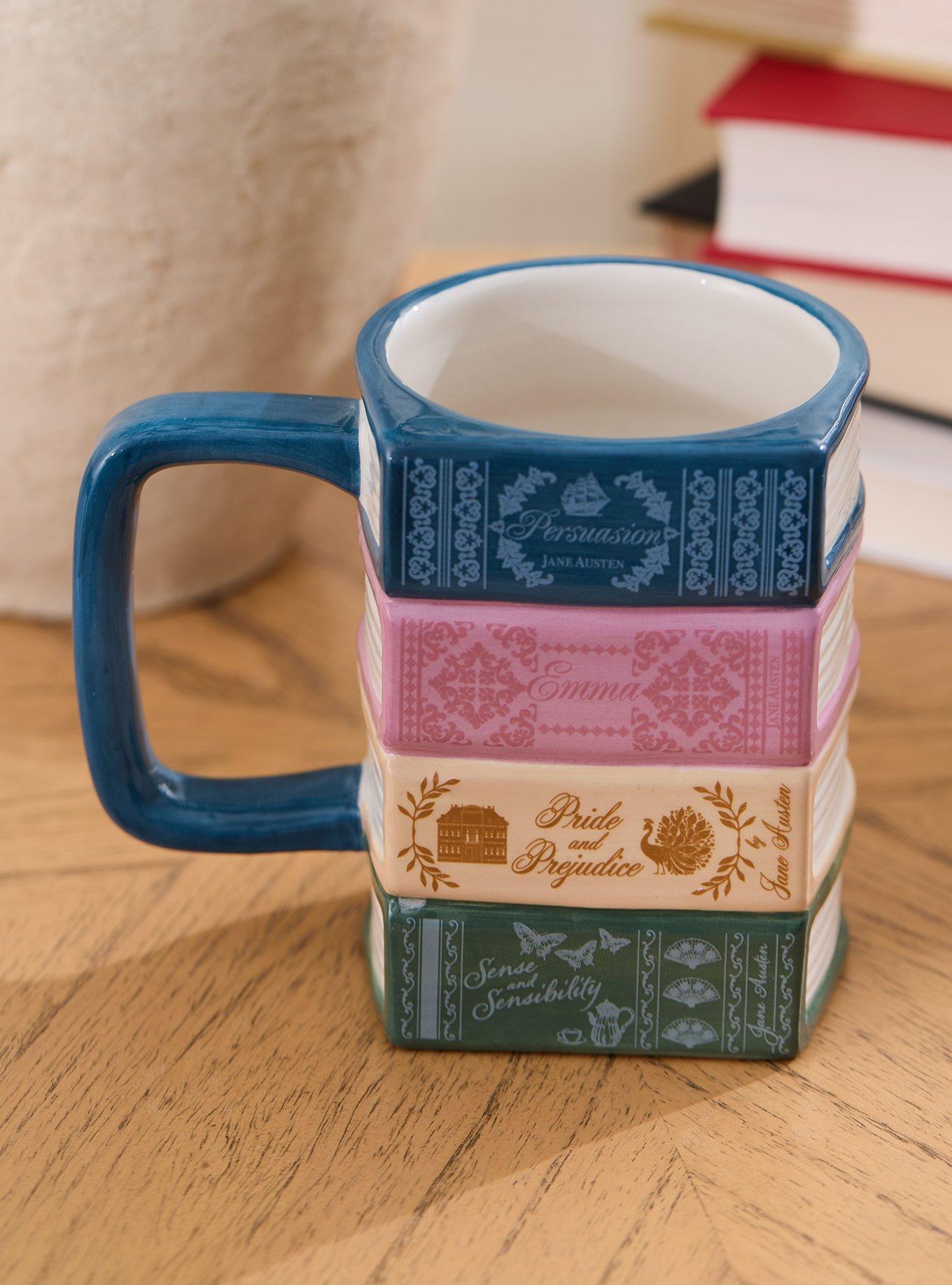 Jane Austen Bookstack Mug, , alternate - view 3