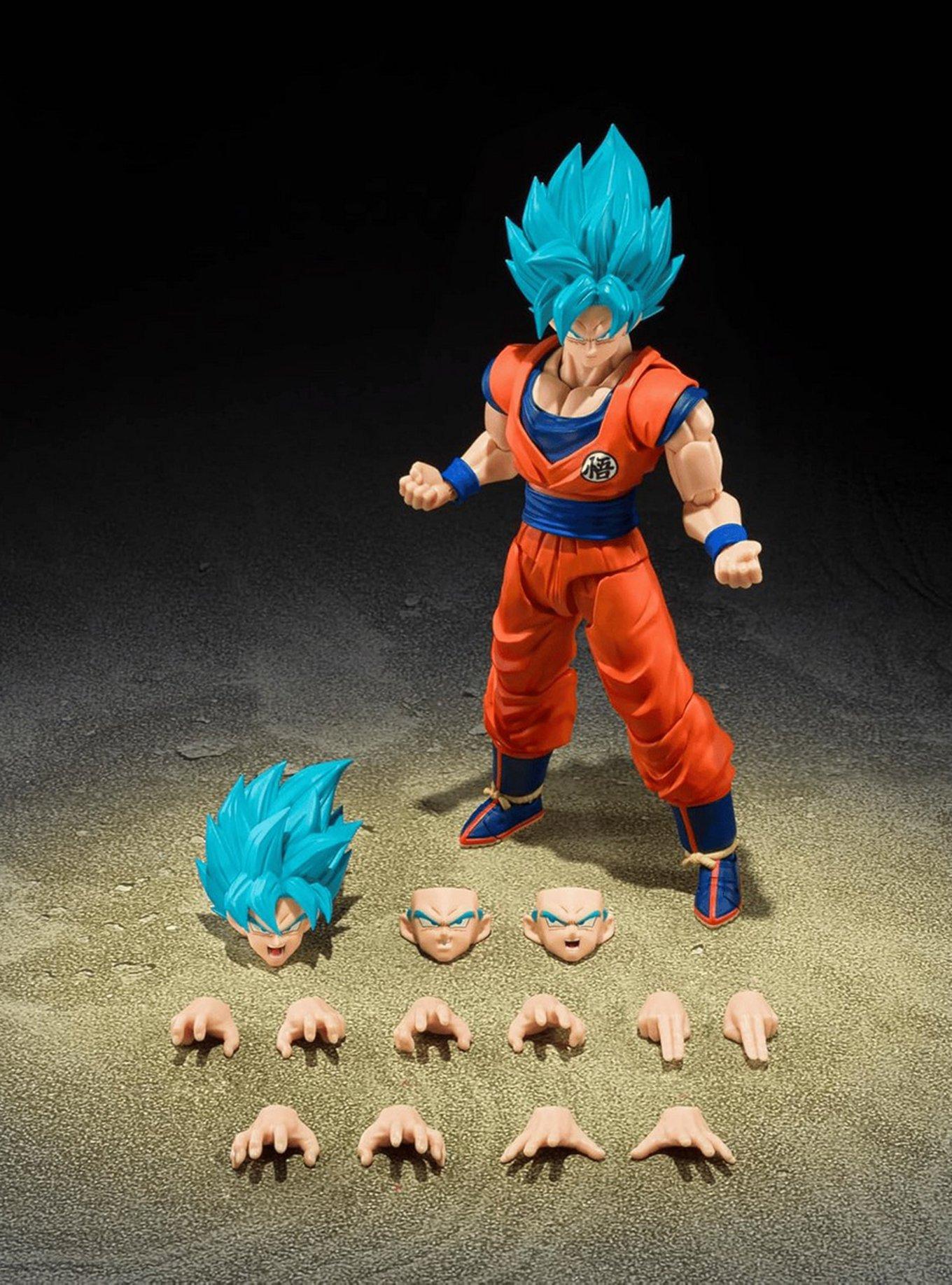 Bandai Namco Dragon Ball Super S.H.Figuarts Super Saiyan God Super Saiyan Goku (Blue Power Transcending Limits) Figure, , hi-res