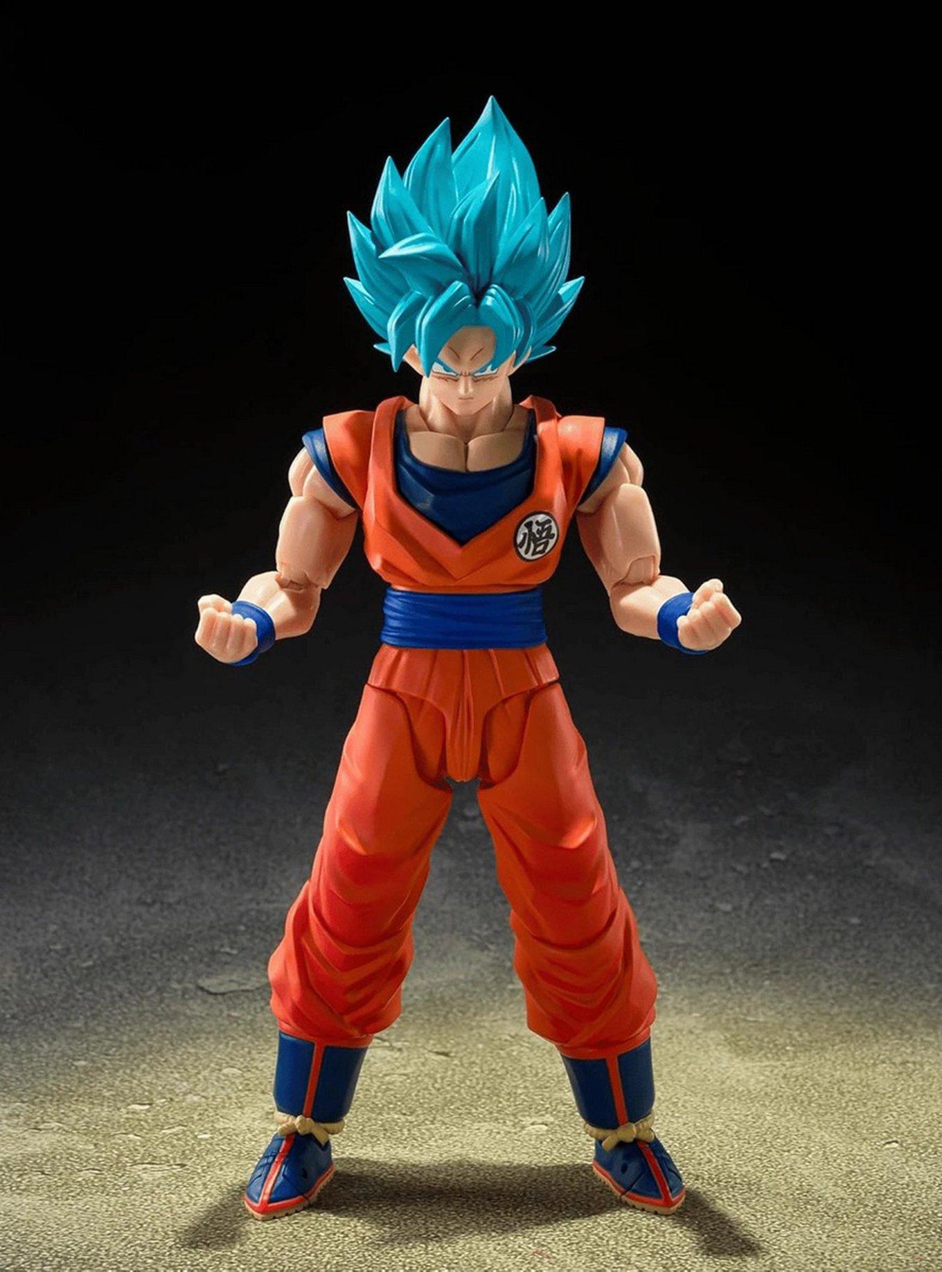 Bandai Namco Dragon Ball Super S.H.Figuarts Super Saiyan God Super Saiyan Goku (Blue Power Transcending Limits) Figure, , alternate