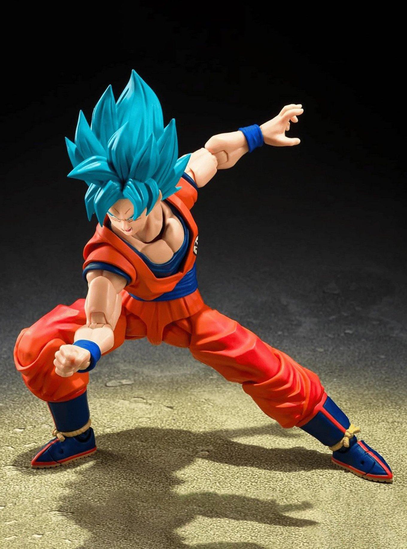 Bandai Namco Dragon Ball Super S.H.Figuarts Super Saiyan God Super Saiyan Goku (Blue Power Transcending Limits) Figure, , alternate