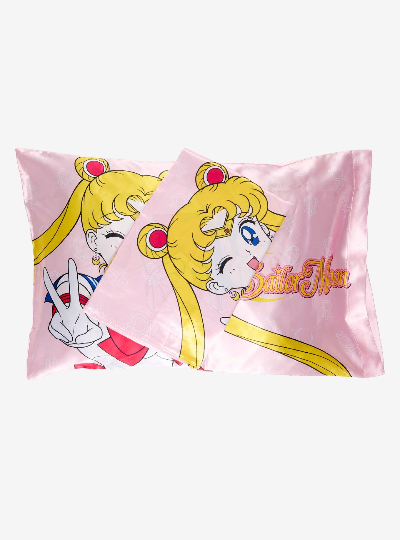Sailor Moon Portrait Silk Pillowcase Set - BoxLunch Exclusive, , hi-res