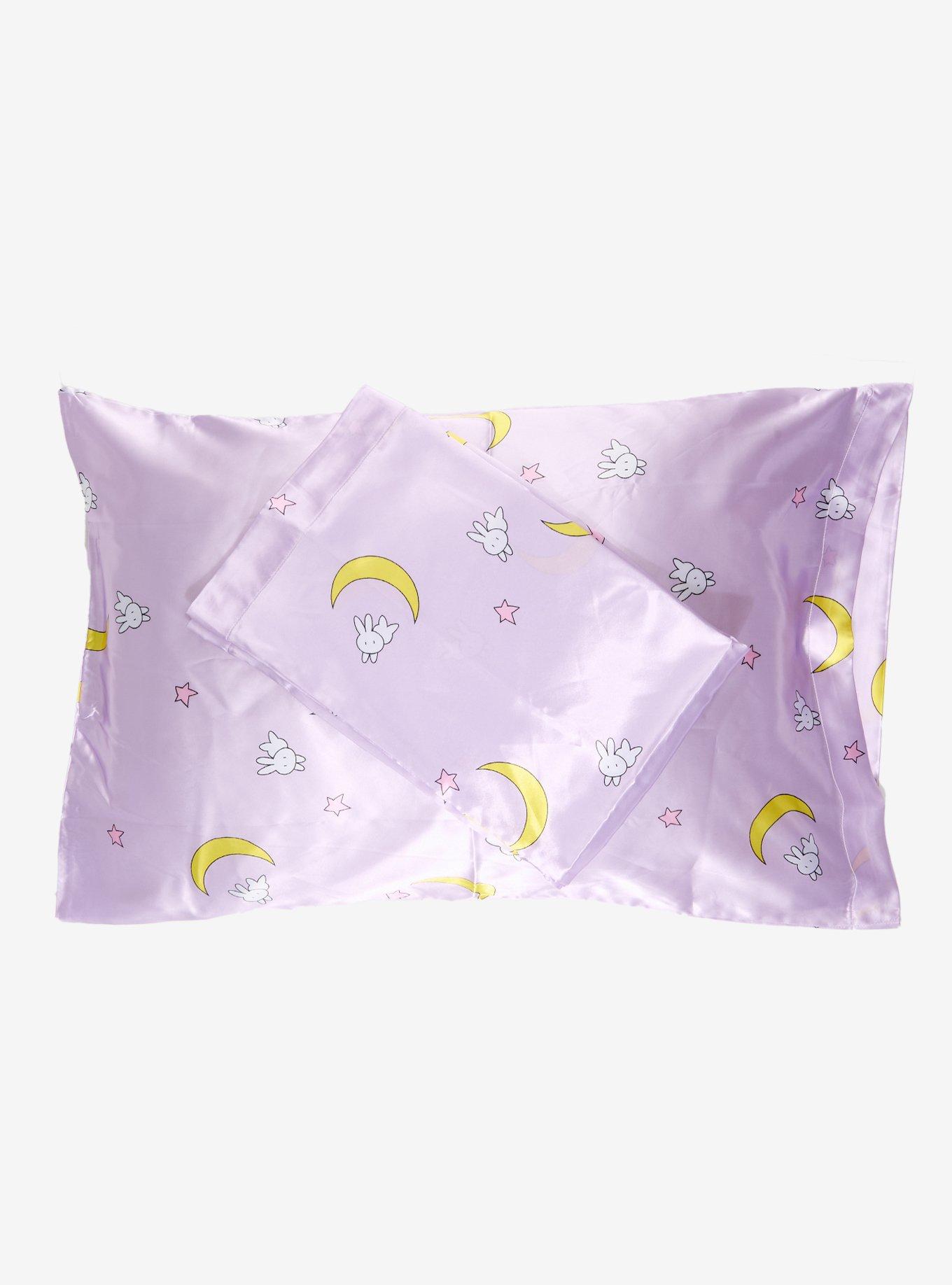 Sailor Moon Bunny & Stars Silk Pillowcase Set - BoxLuch Exclusive, , hi-res