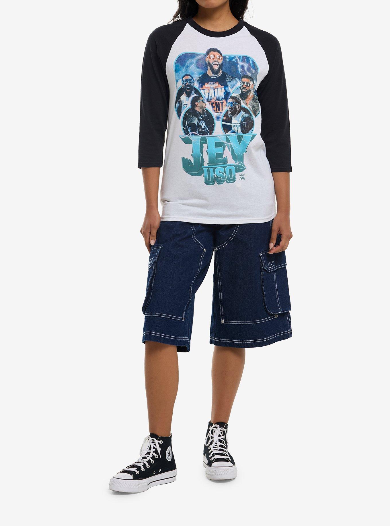 WWE Jey Uso Collage Raglan T-Shirt, , hi-res