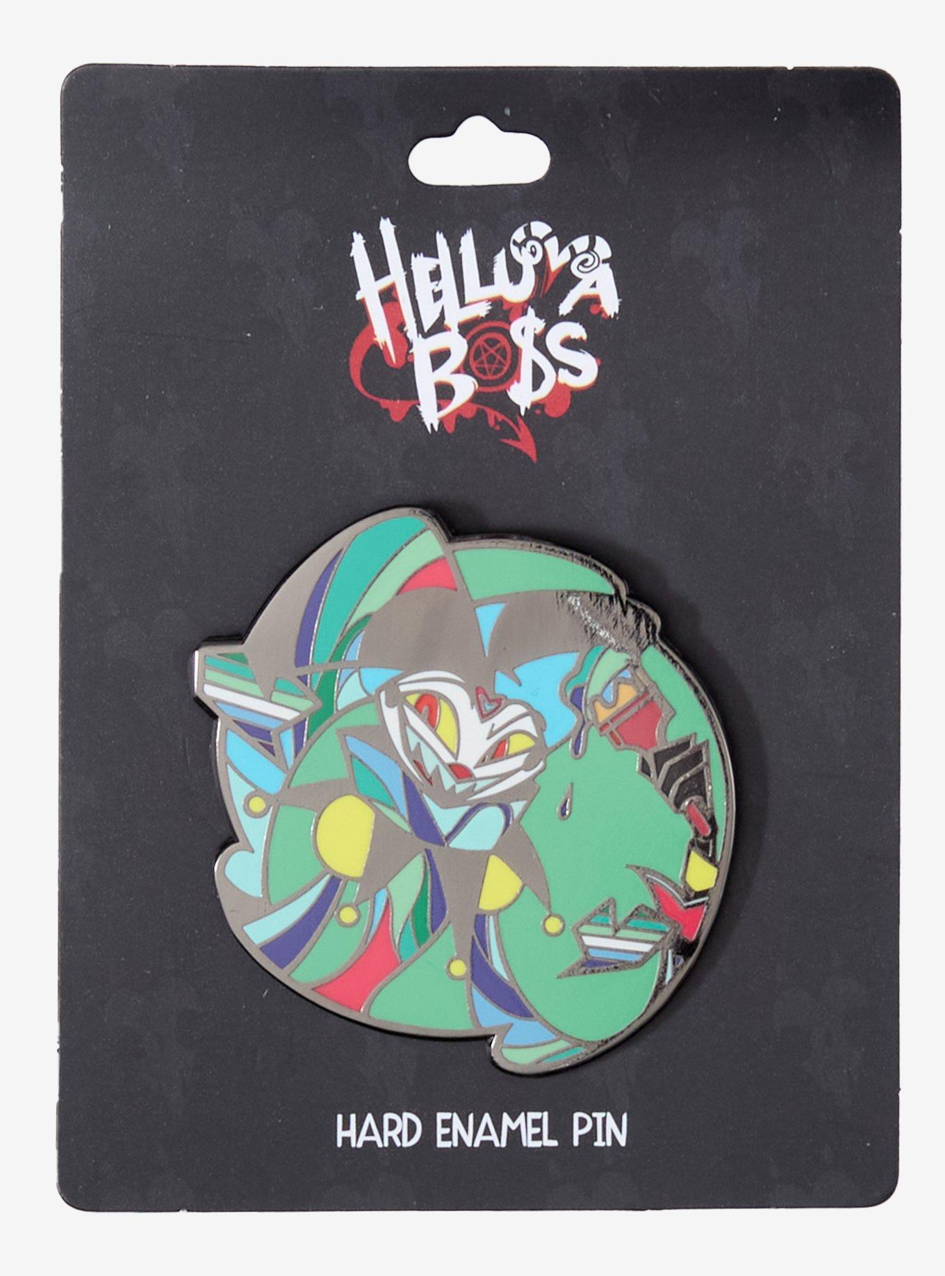 Helluva Boss Fizzarolli Pride Enamel Pin, , hi-res