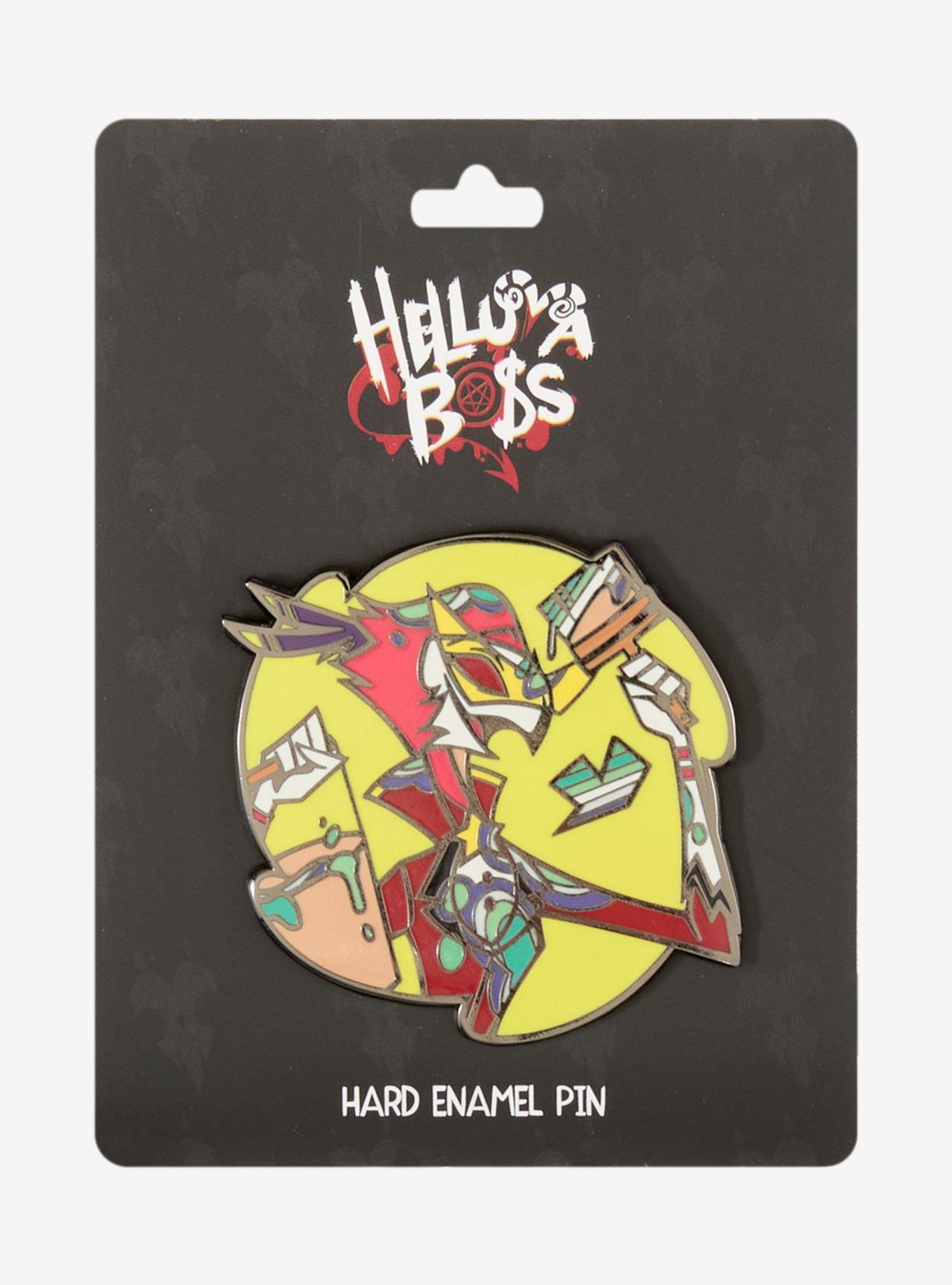Helluva Boss Vassago Pride Enamel Pin, , hi-res
