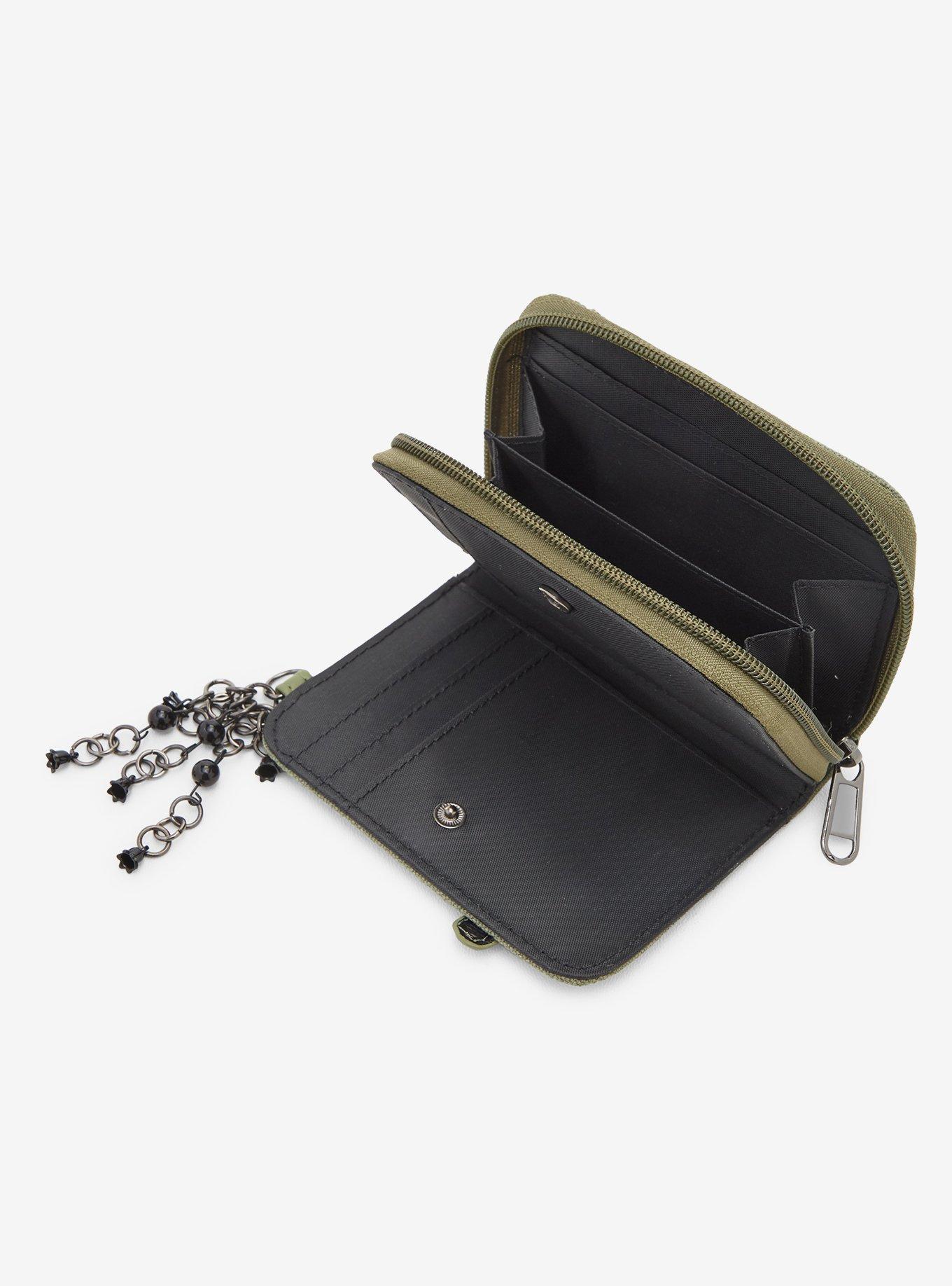 Forest Green Icons Chain Mini Wallet, , alternate - view 4