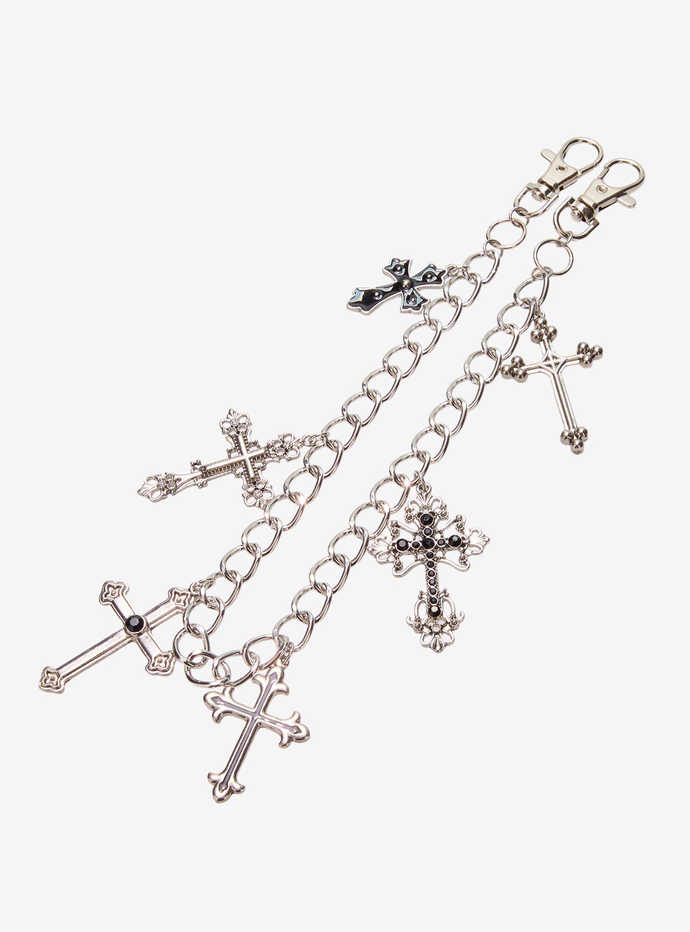 Multi Cross 13" Wallet Chain, , alternate - view 3