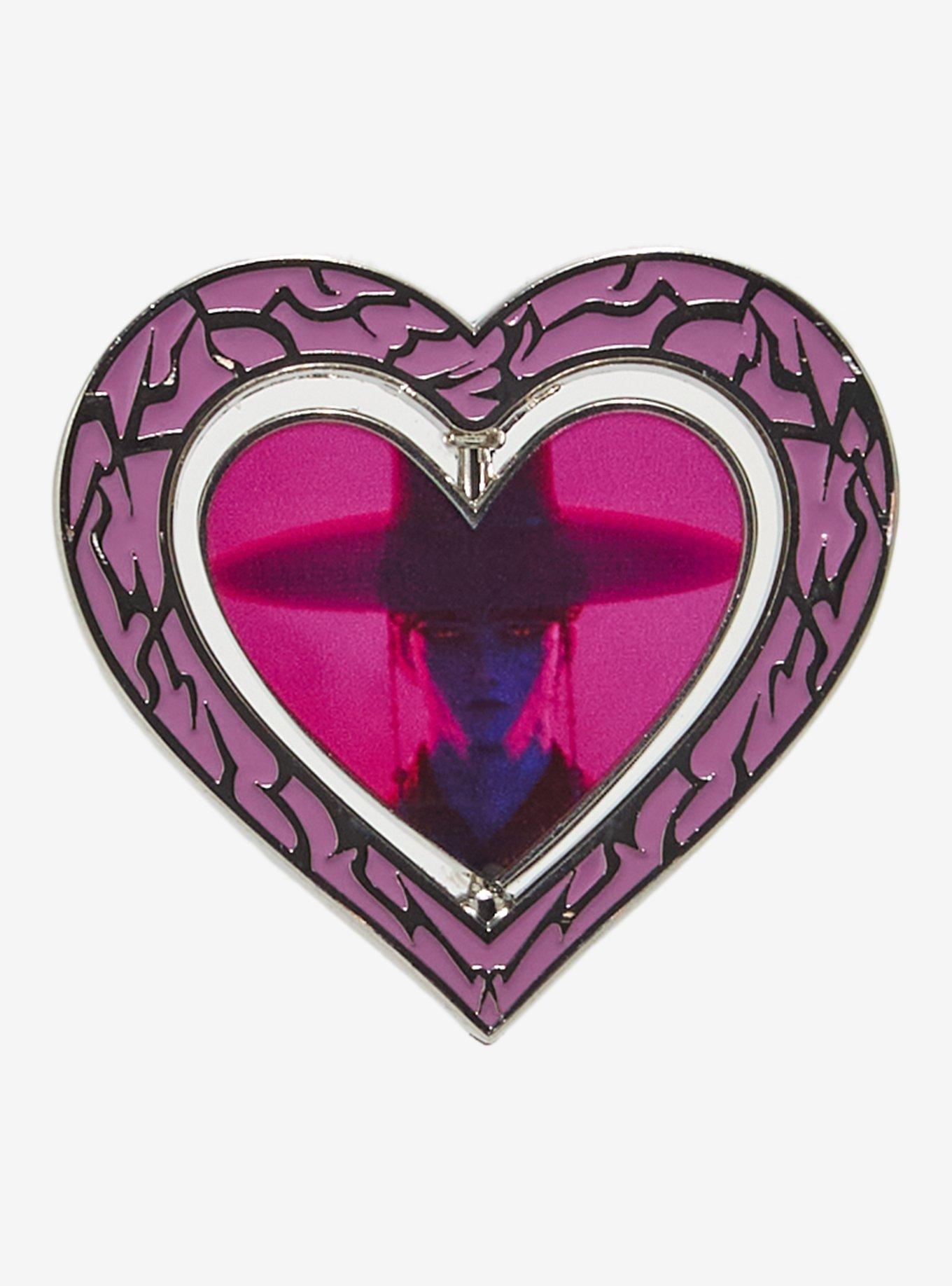 KPop Demon Hunters Jinu Glow-In-The-Dark Flip Enamel Pin, , alternate
