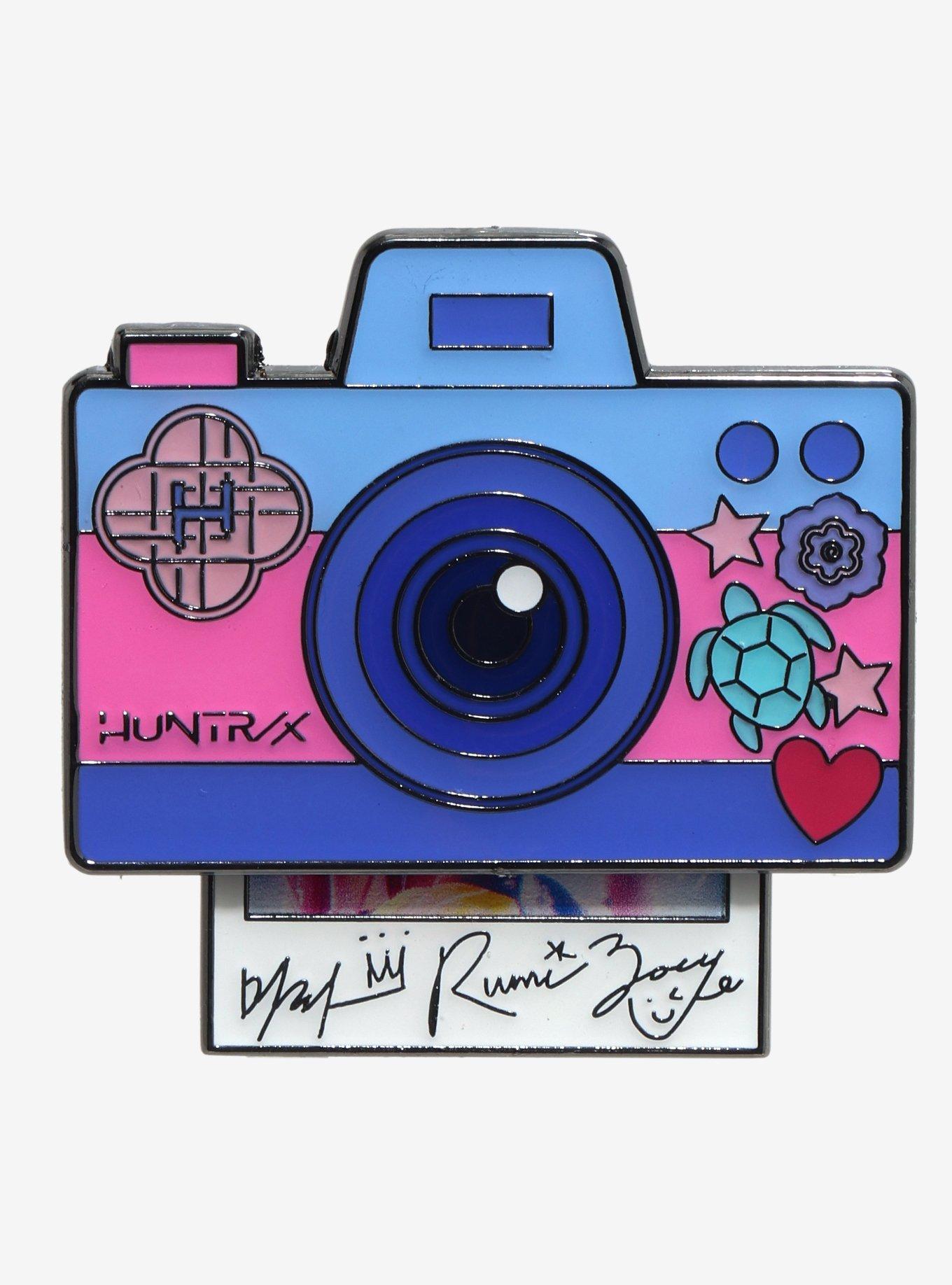 KPop Demon Hunters HUNTR/X Camera Sliding Enamel Pin, , hi-res