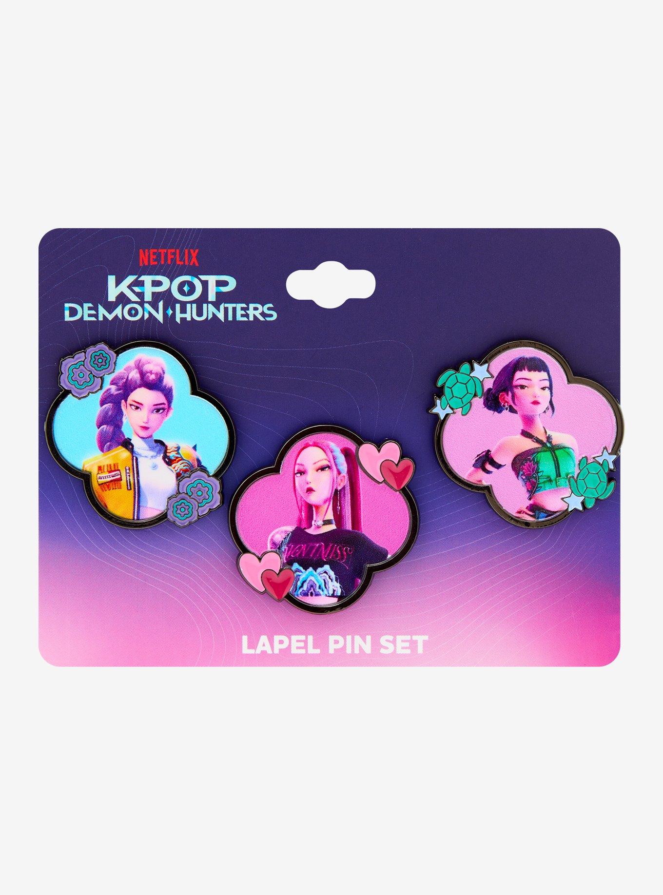 KPop Demon Hunters HUNTR/X Enamel Pin Set, , hi-res