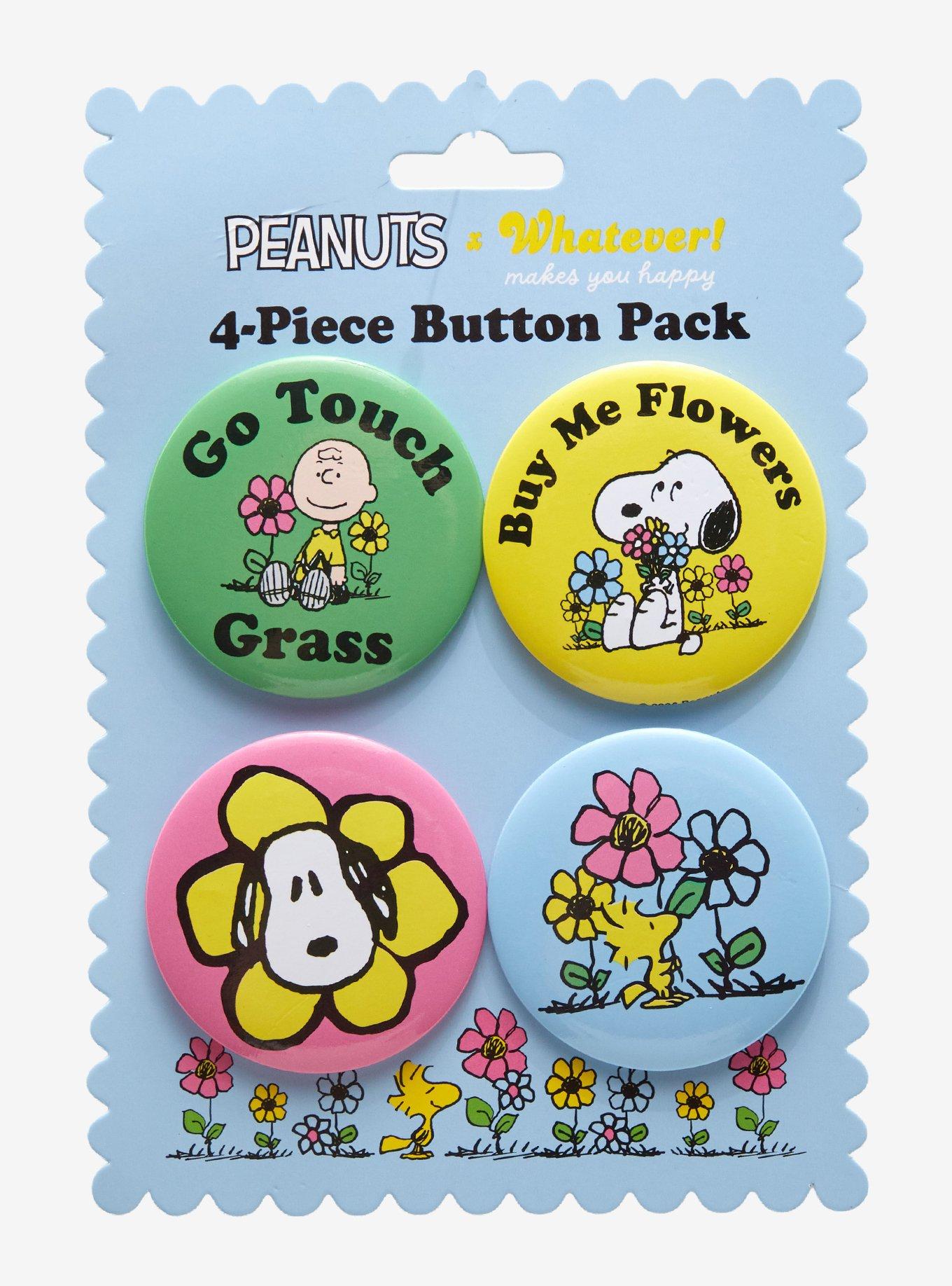 Whatever! Makes You Happy Peanuts Spring Button Set, , hi-res