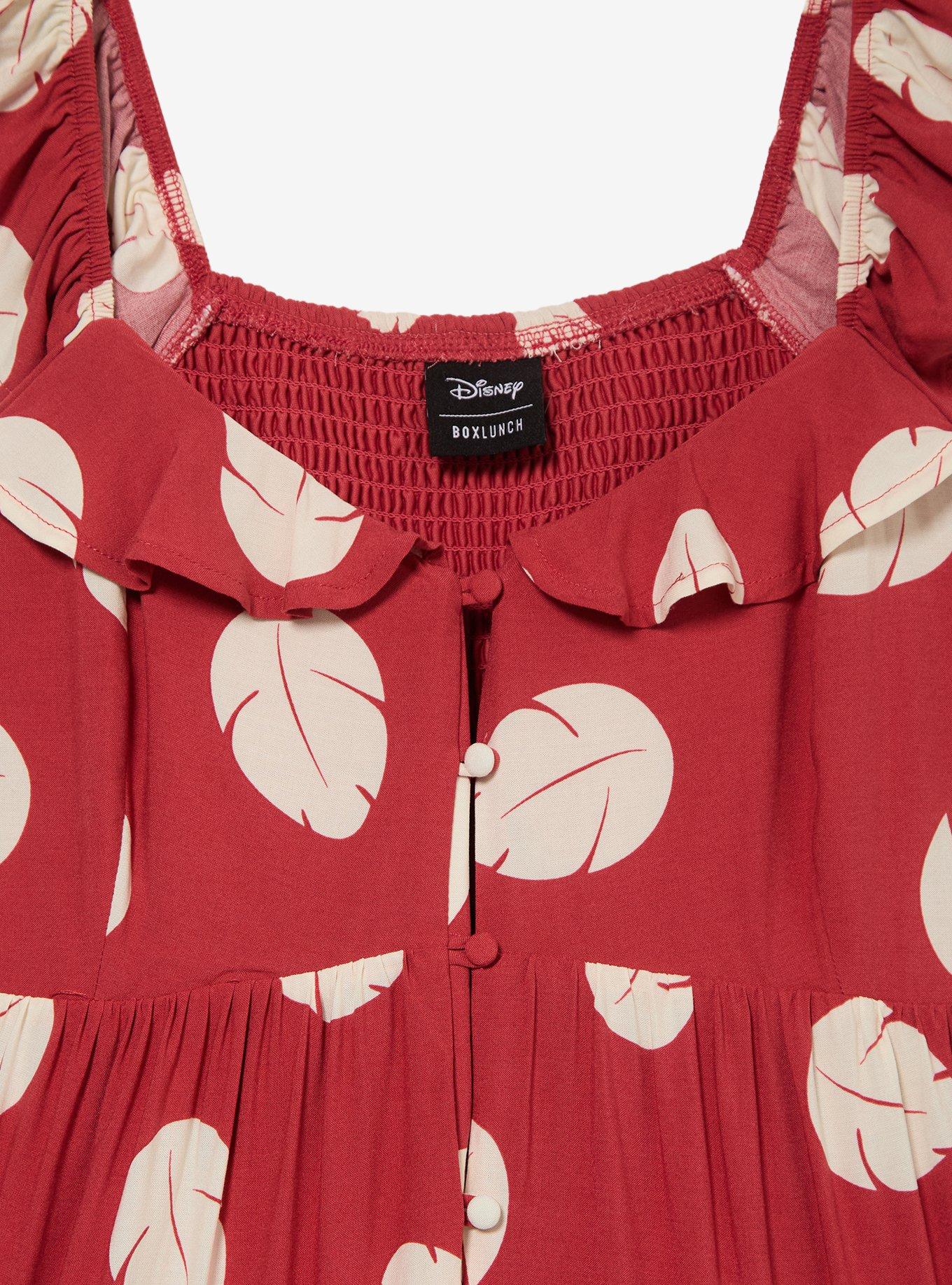 Disney Lilo & Stitch Tropical Leaf Allover Print Dress - BoxLunch Exclusive, , alternate - view 3