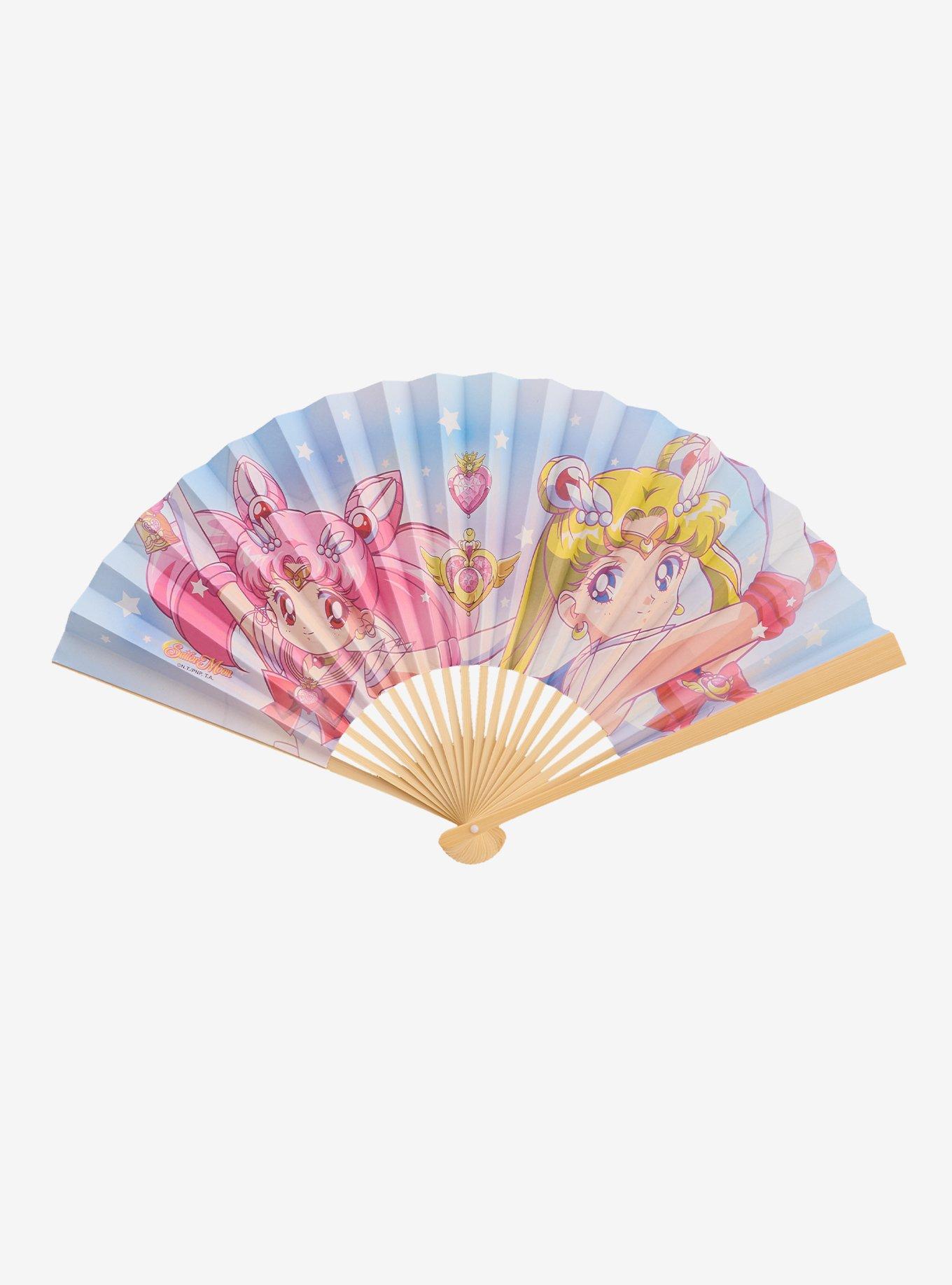 Sailor Moon Characters Double-Sided Hand Fan, , hi-res