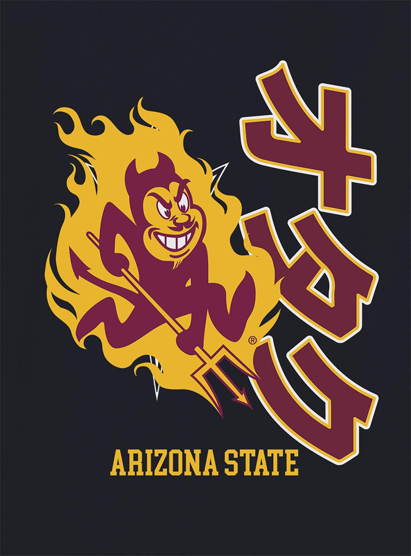 Arizona State Sun Devils Otaku Kanji Dark T-Shirt, , hi-res